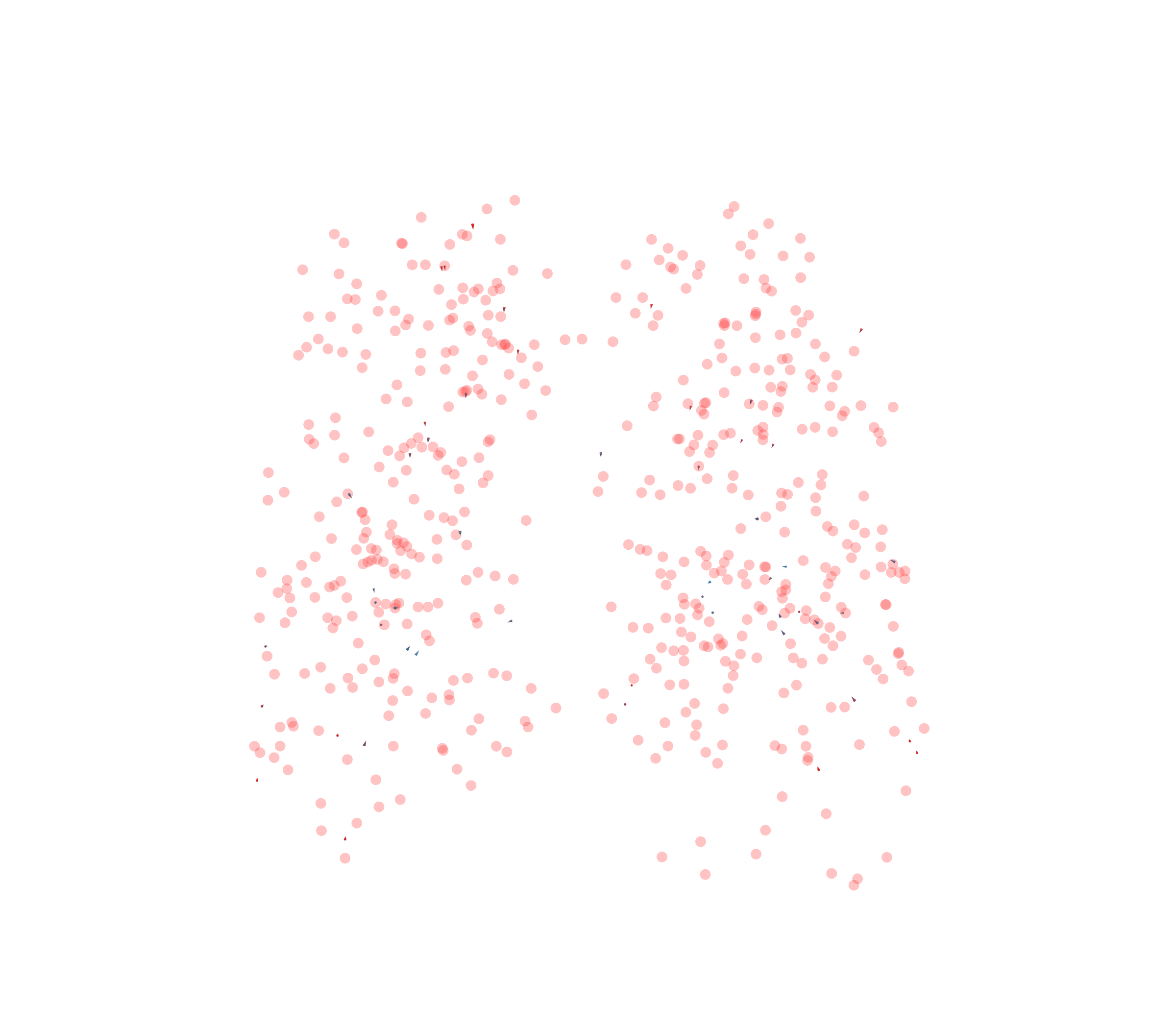 Displacement Vectors - Front View