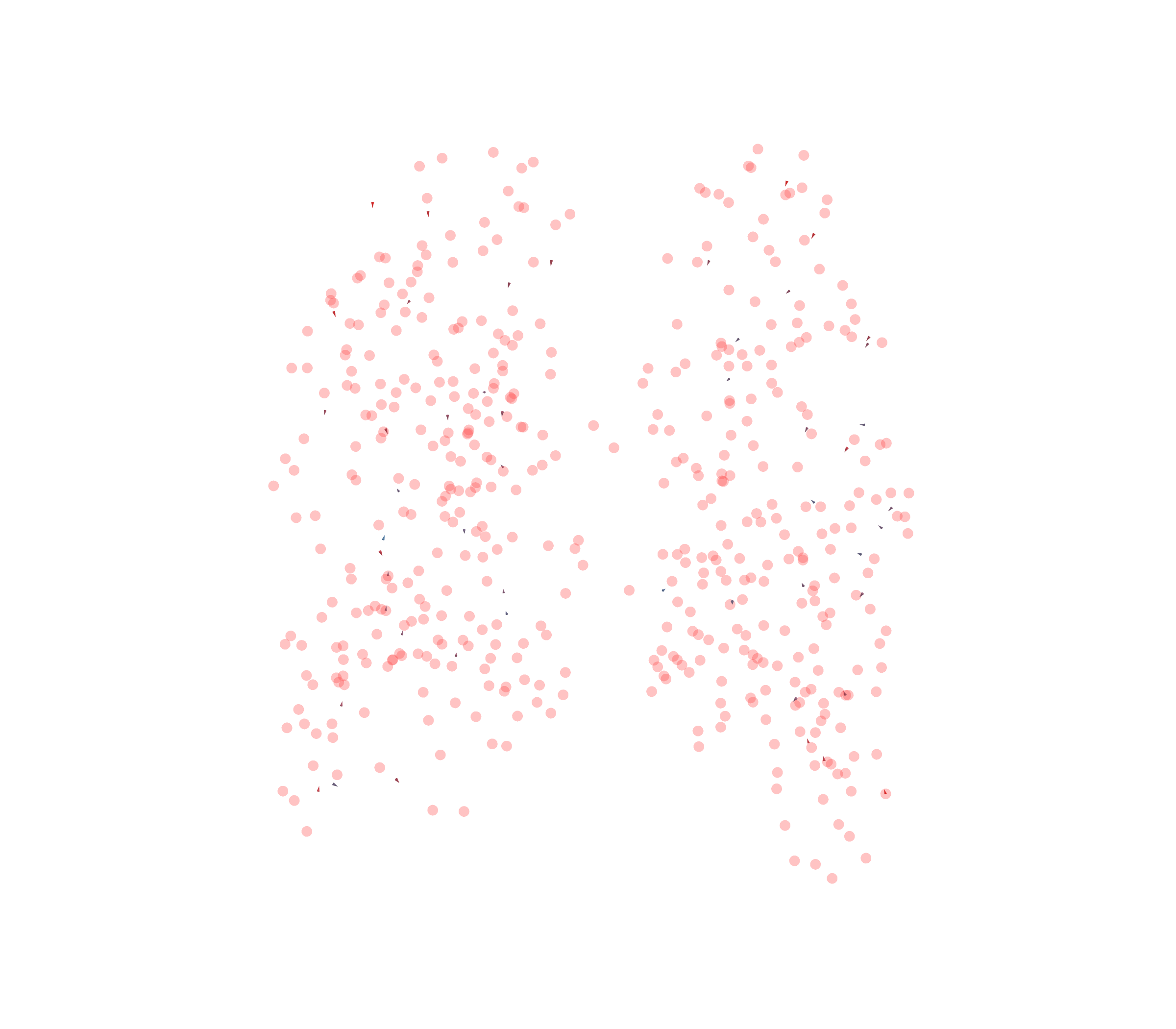 Displacement Vectors - Back View