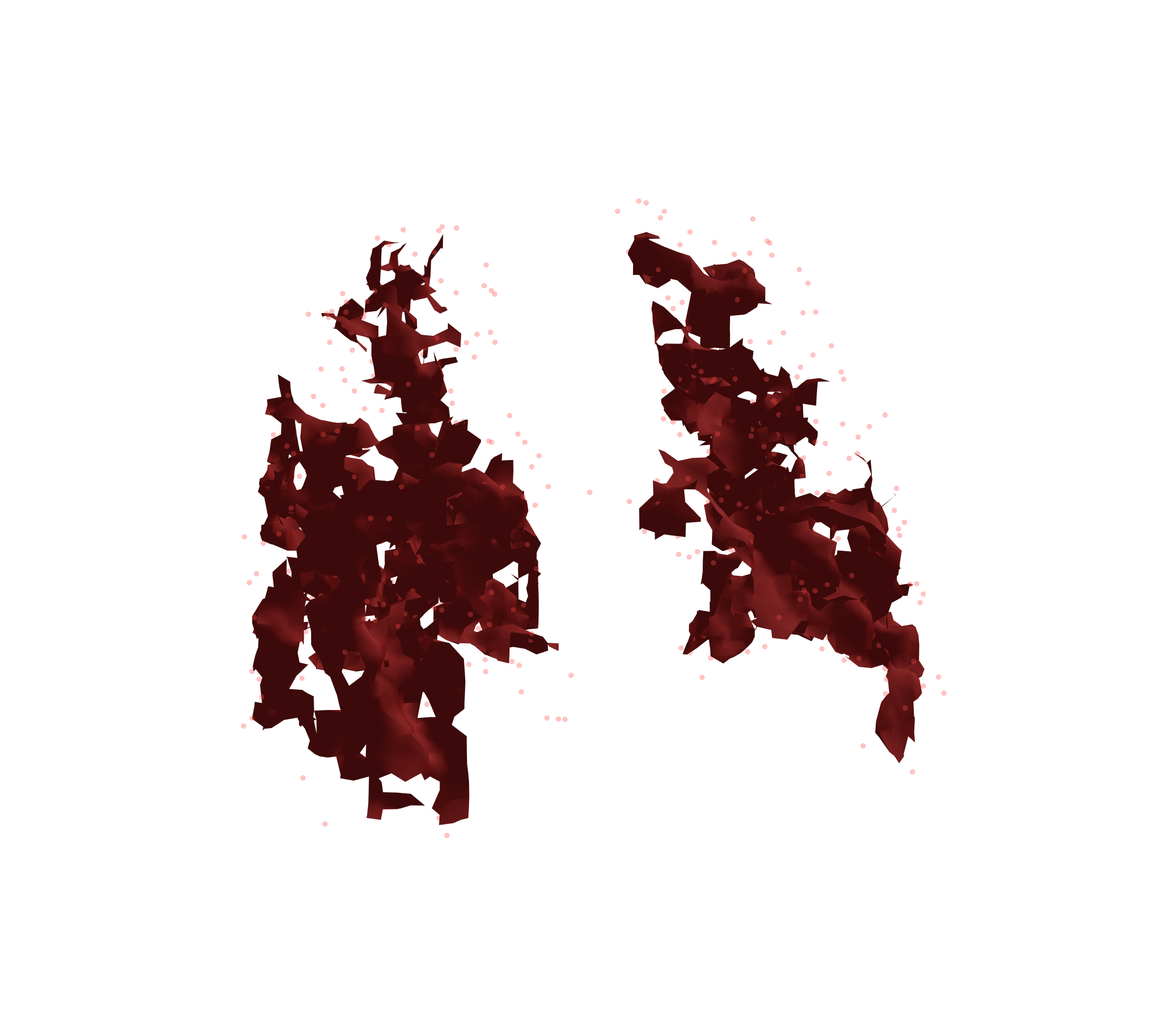 Combined Visualization (Expiration) - Back View