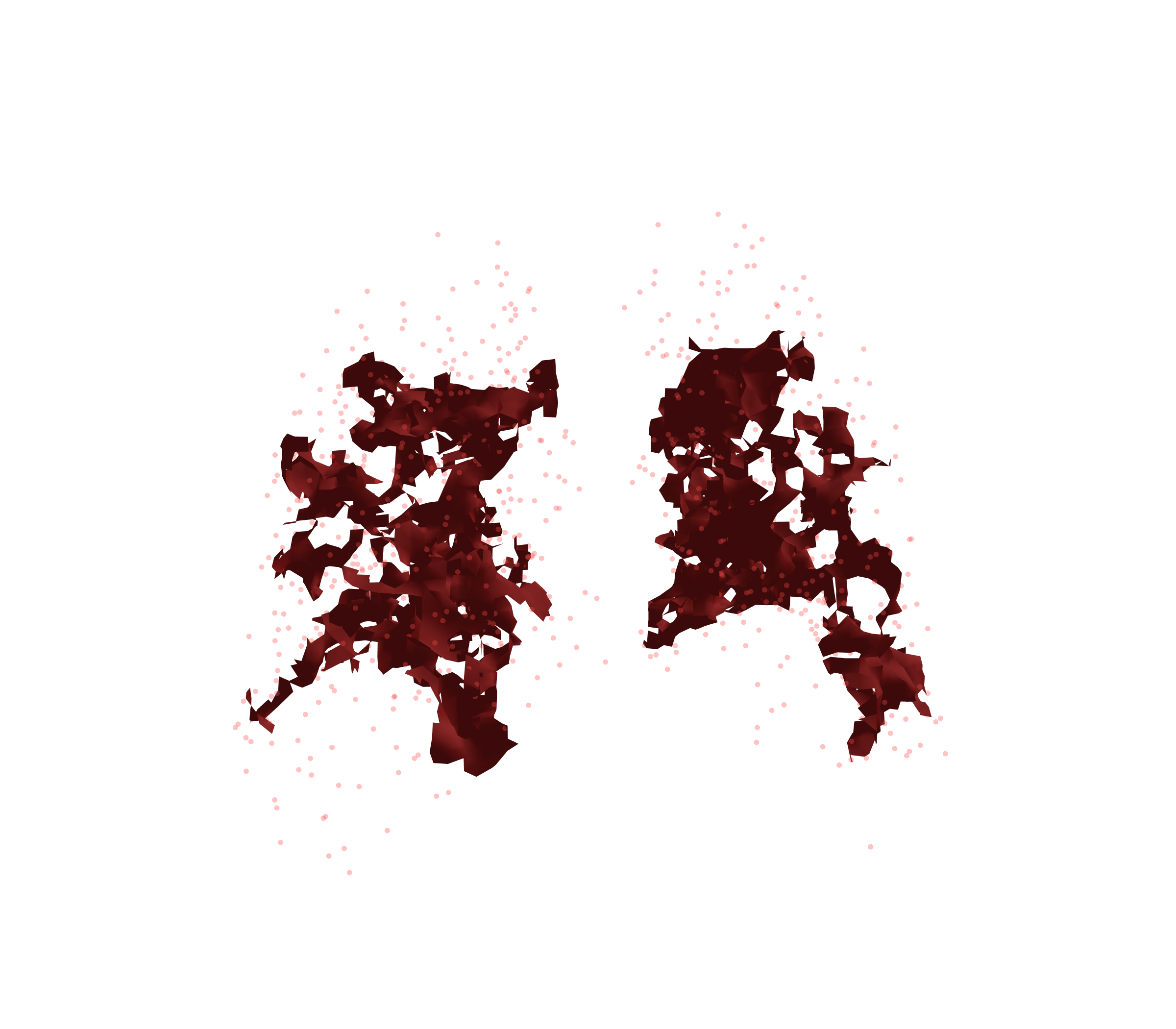 Combined Visualization (Expiration) - Back View