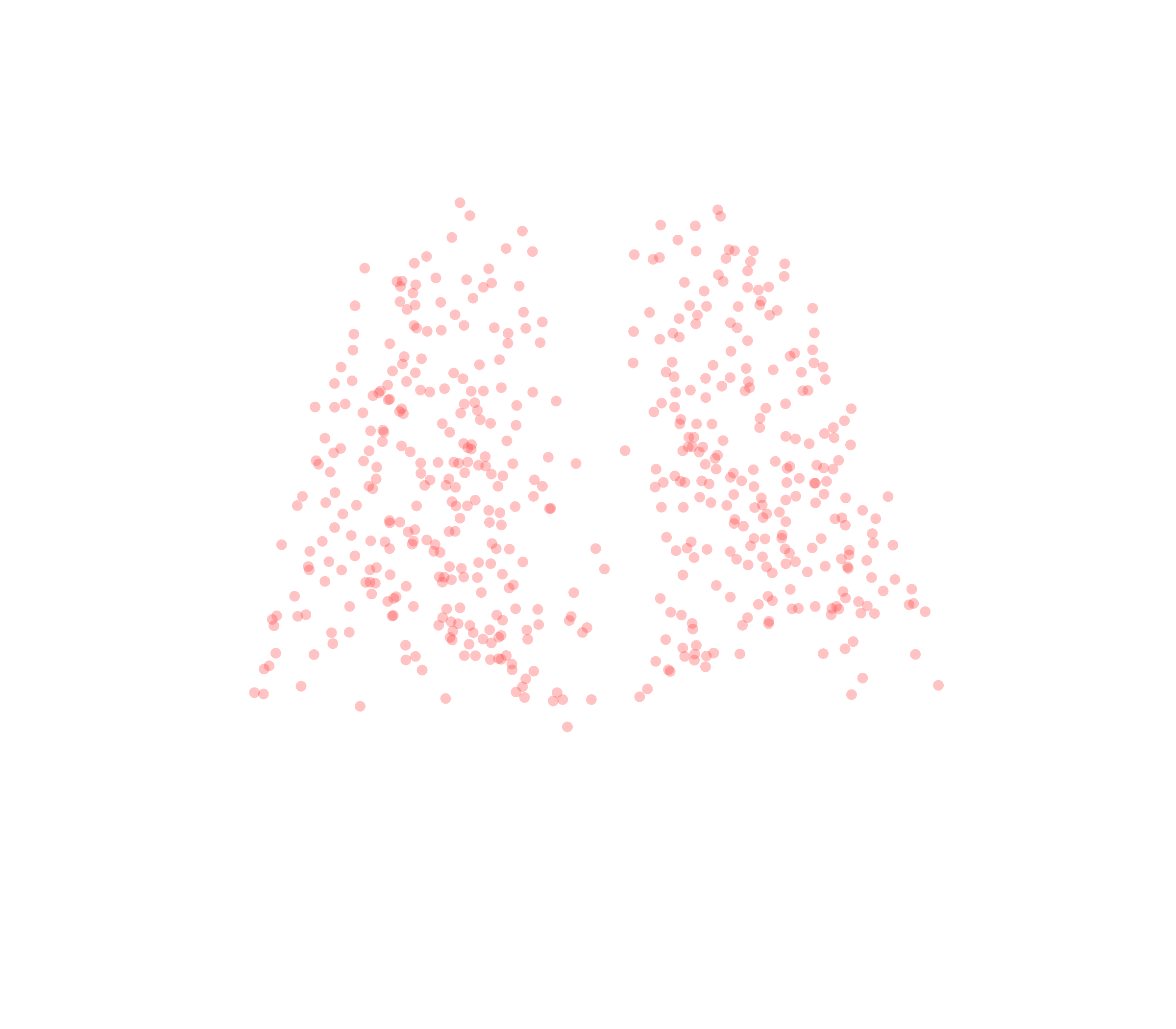 Displacement Vectors (Expiration) - Back View