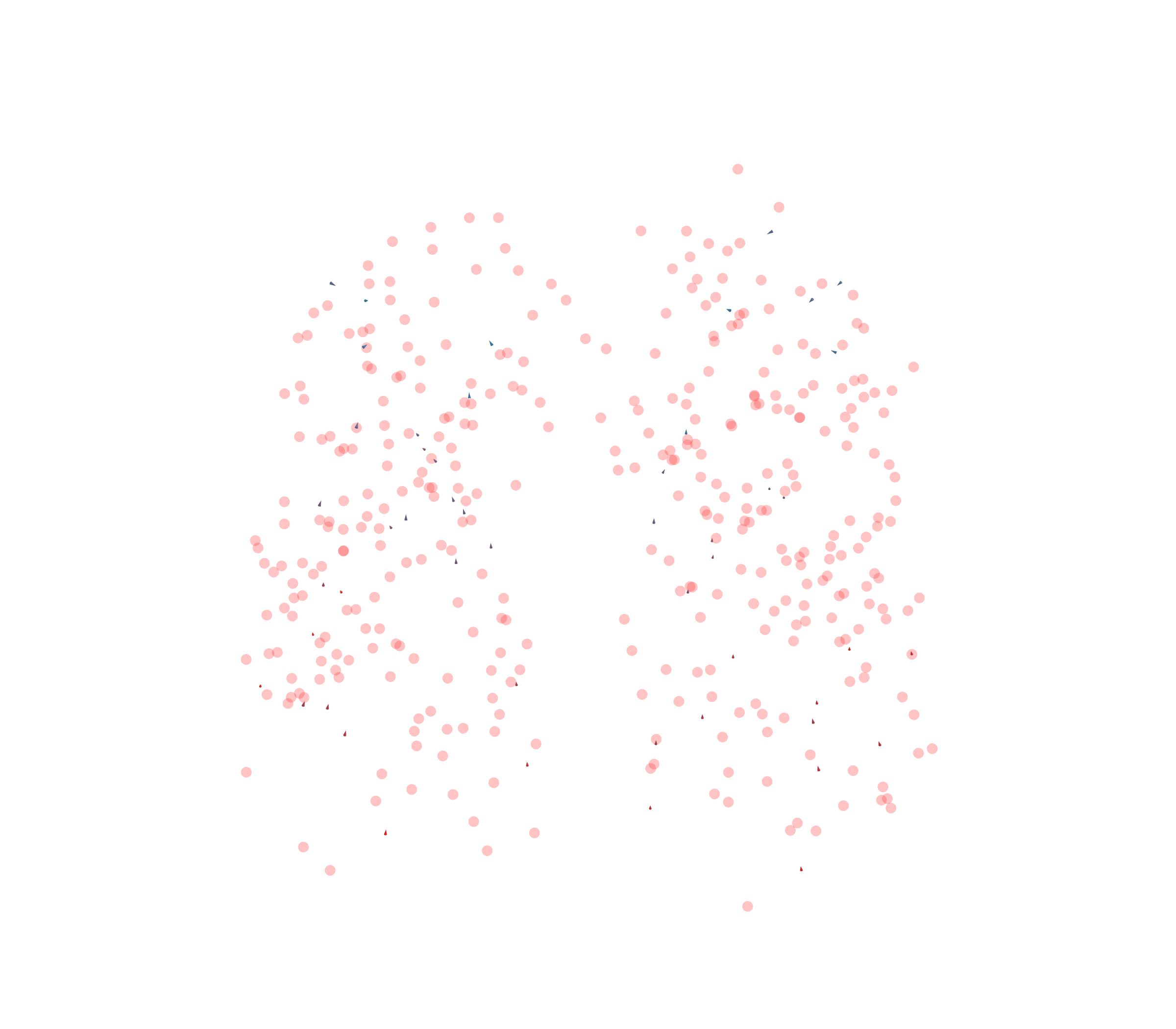 Displacement Vectors - Front View