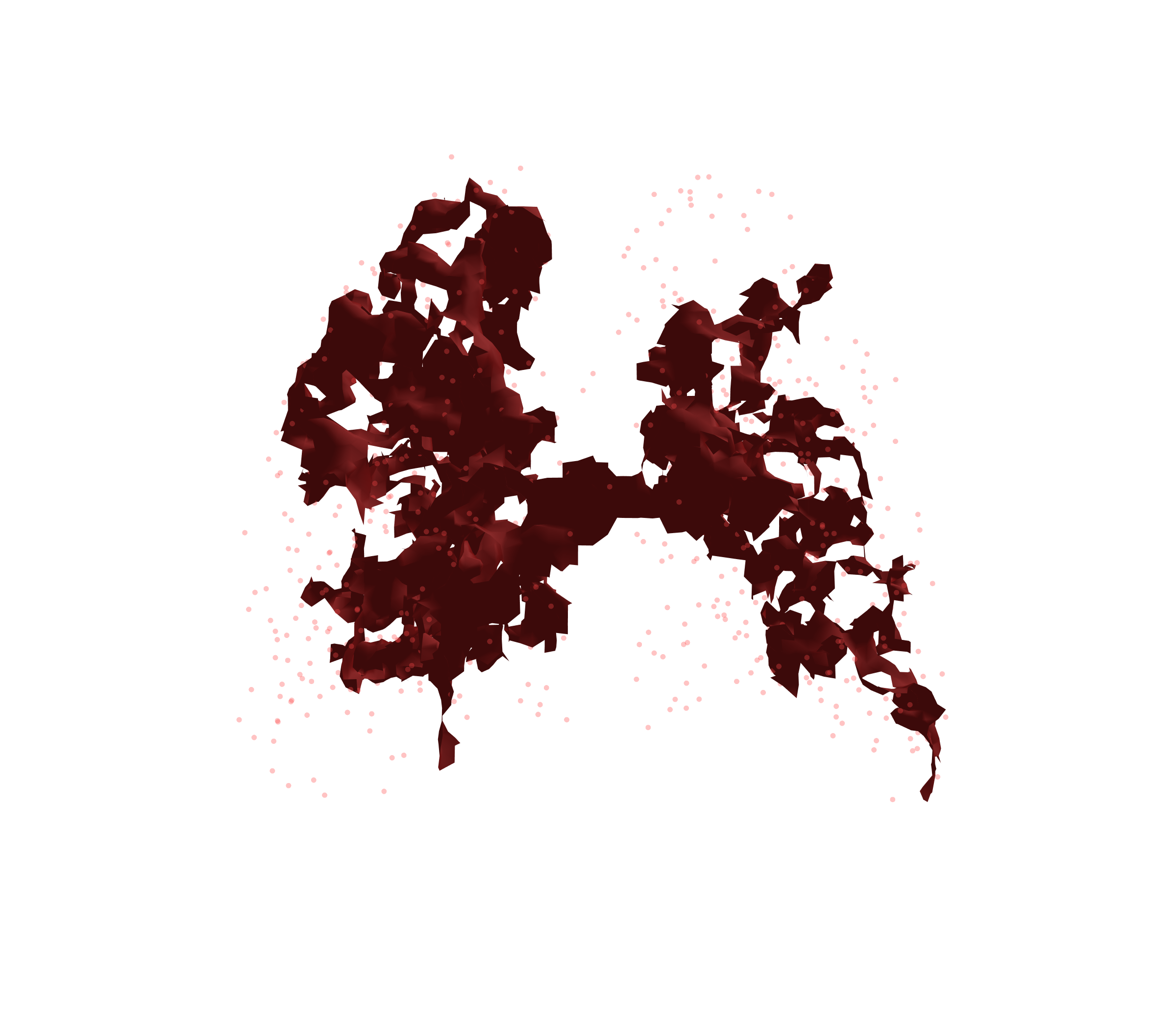 Combined Visualization (Expiration) - Back View