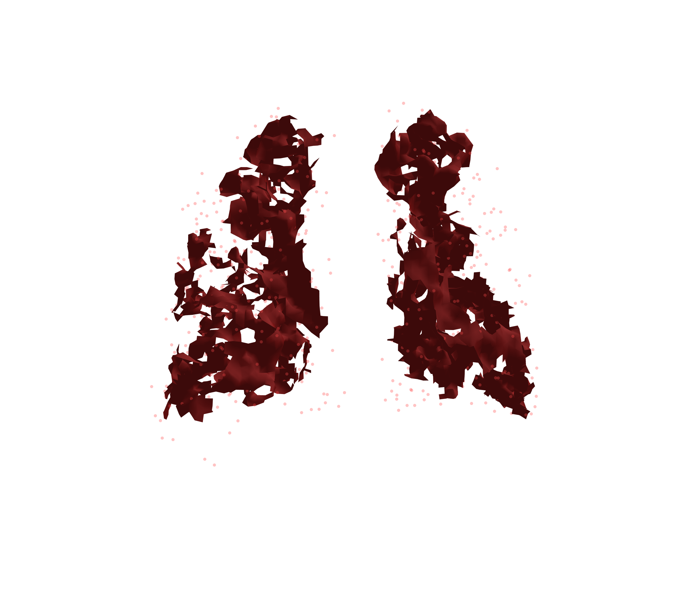 Combined Visualization (Expiration) - Back View