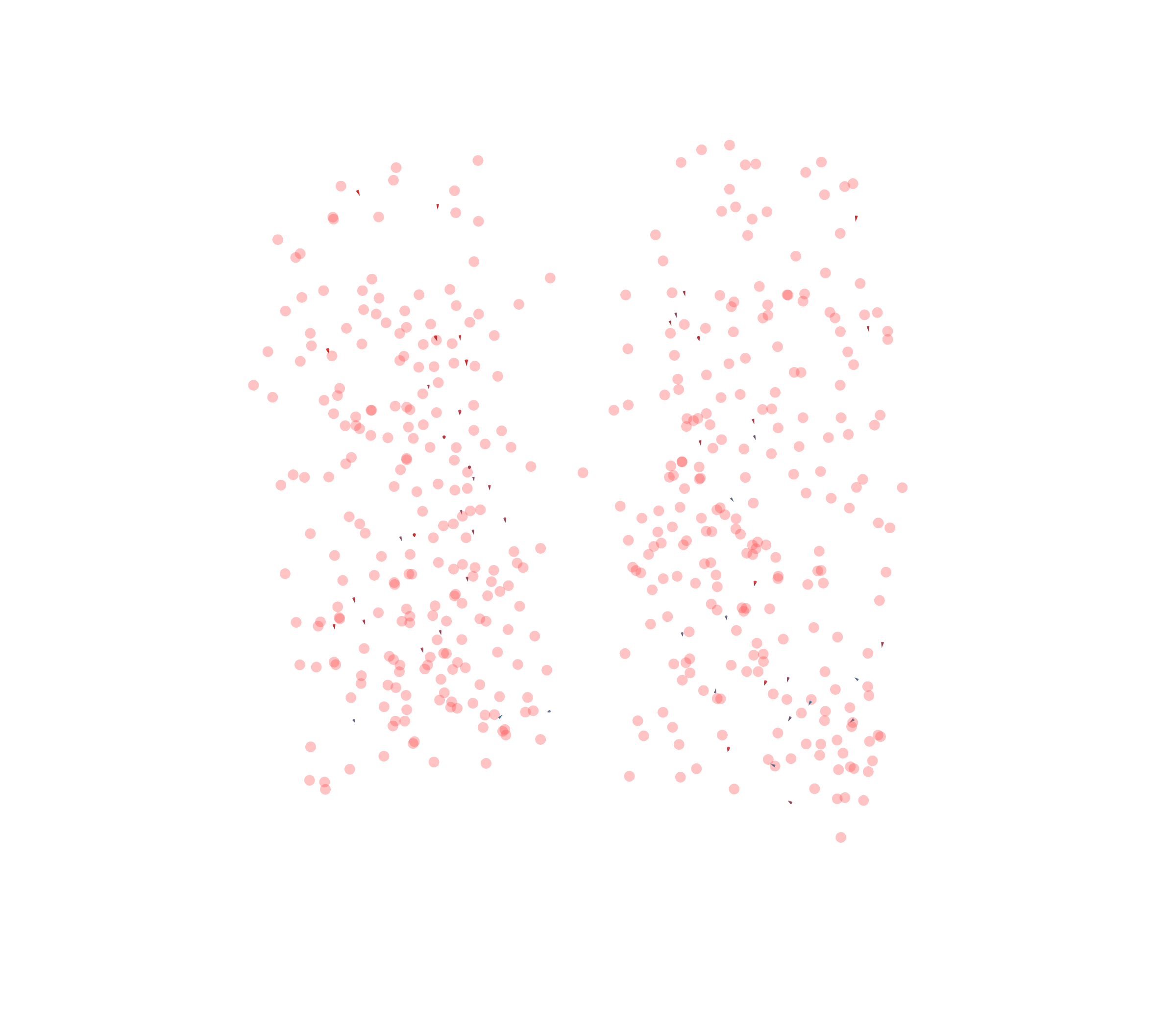Displacement Vectors - Back View