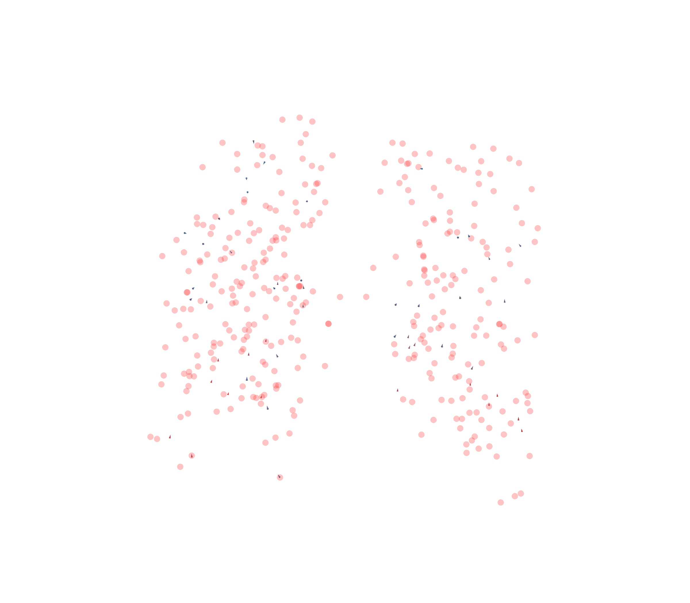 Displacement Vectors - Back View