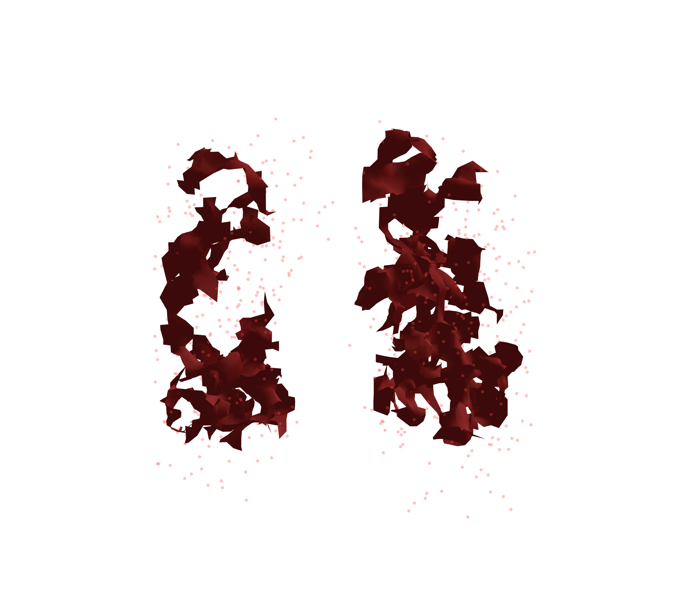 Combined Visualization (Expiration) - Front View