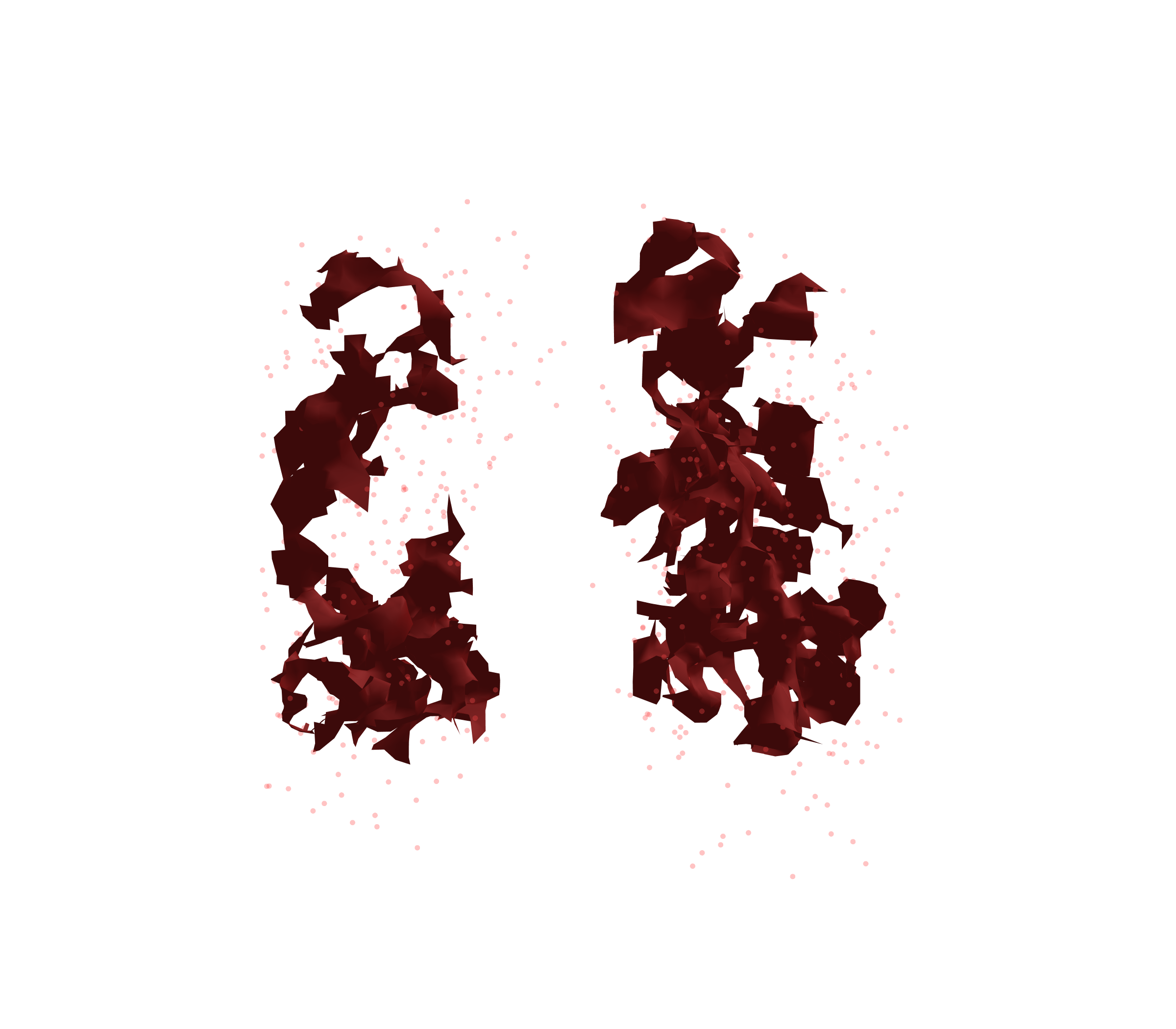 Combined Visualization (Expiration) - Front View