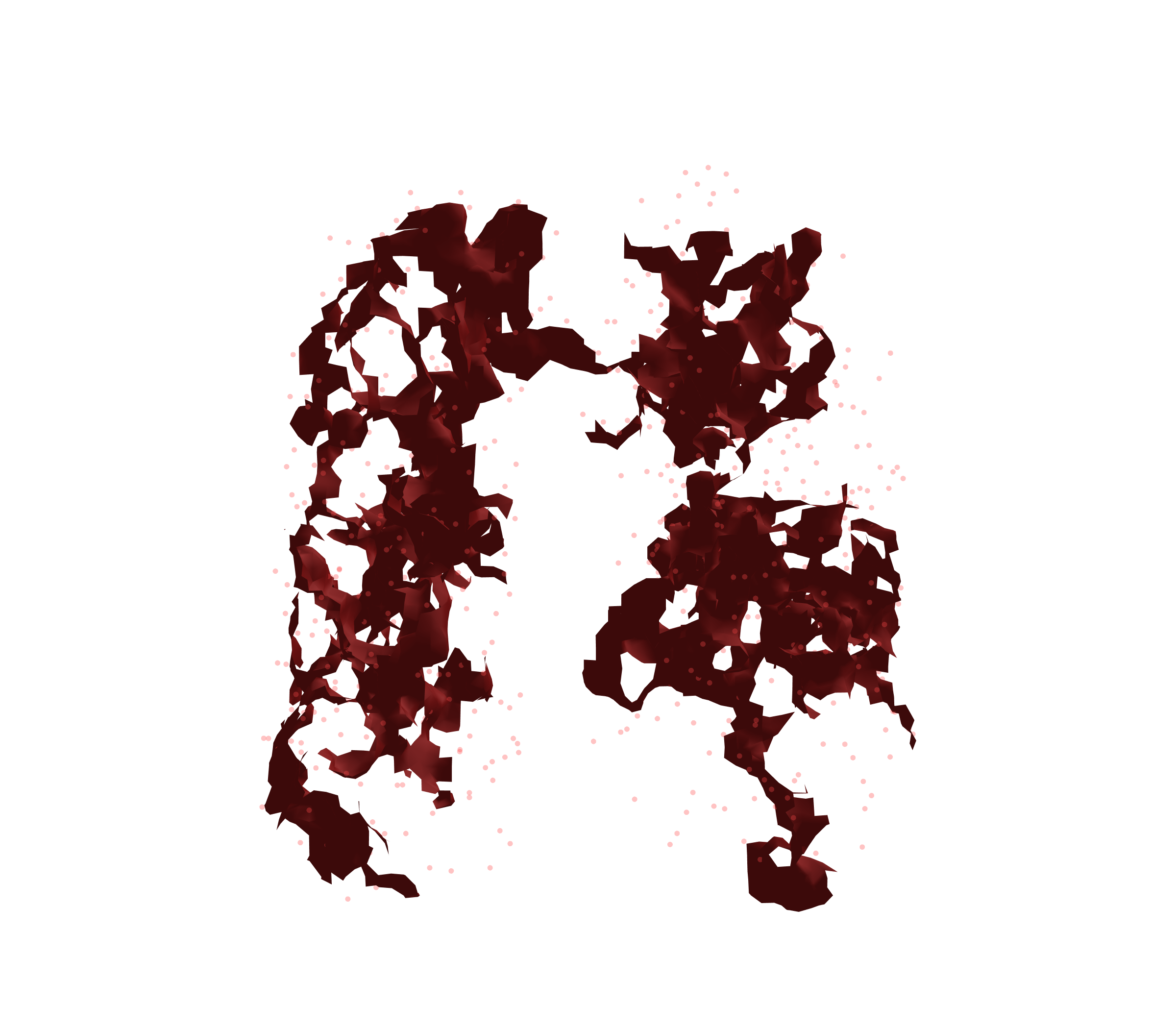 Combined Visualization (Expiration) - Front View