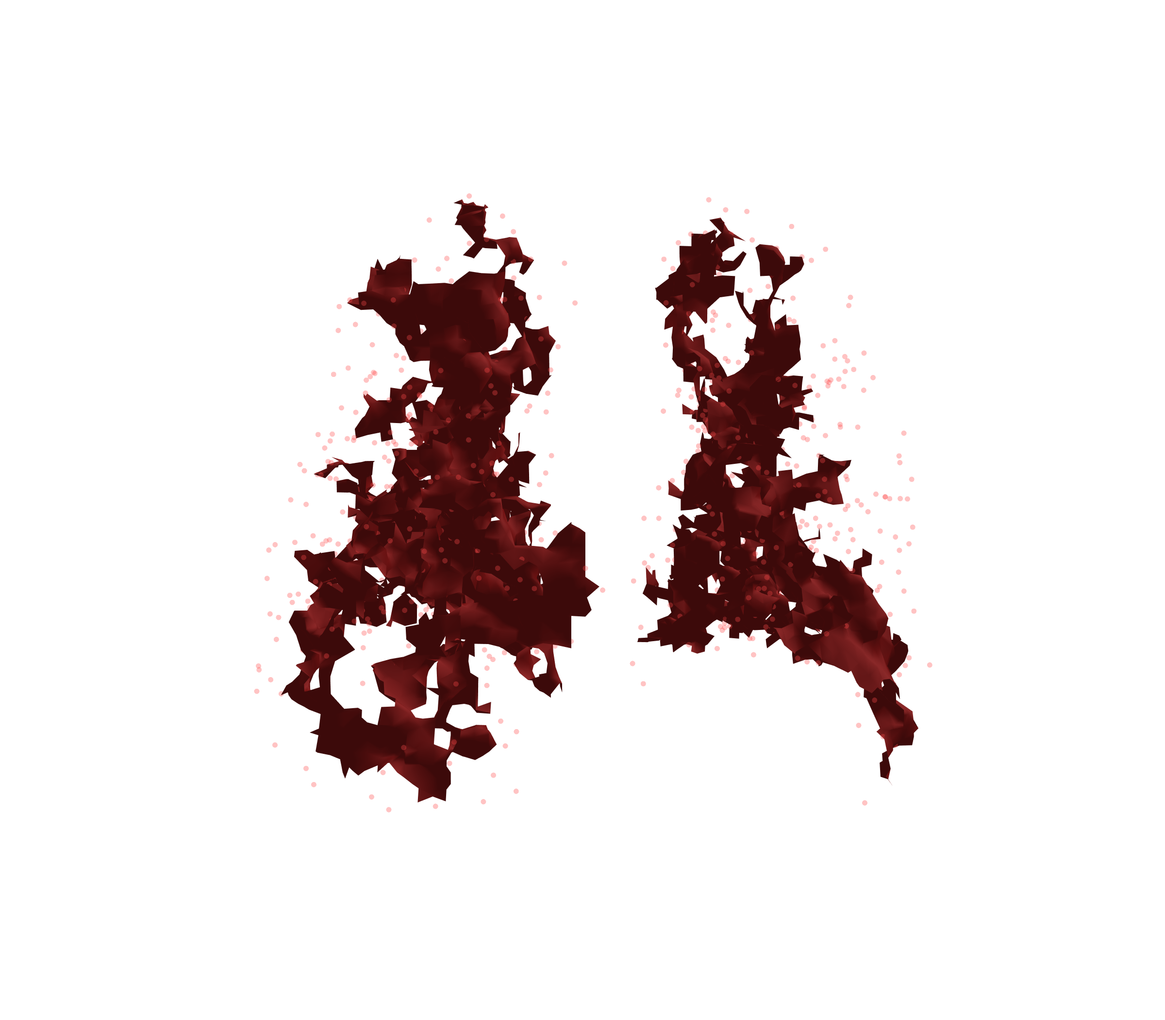 Combined Visualization (Expiration) - Back View