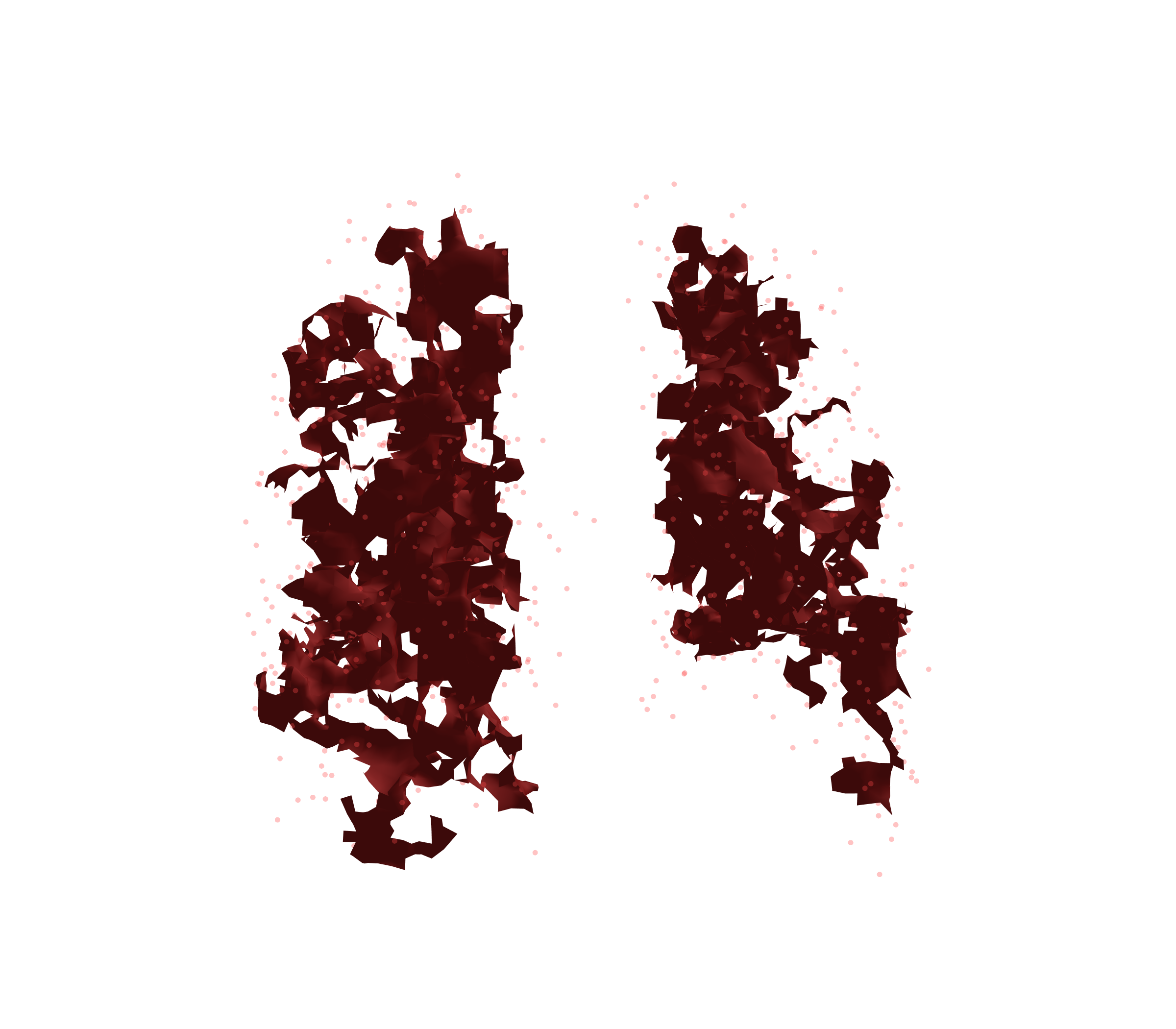 Combined Visualization (Expiration) - Back View