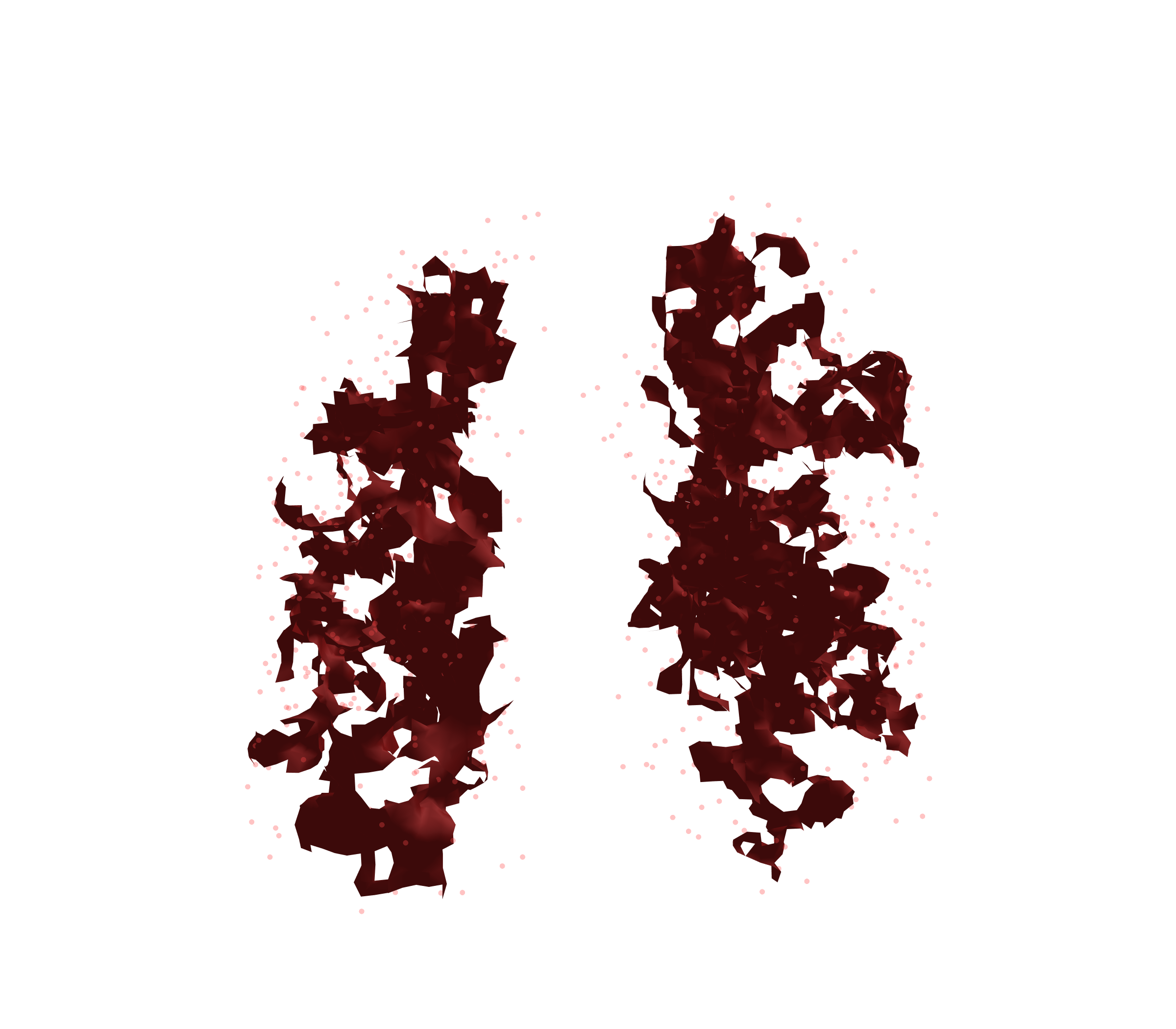 Combined Visualization (Expiration) - Front View