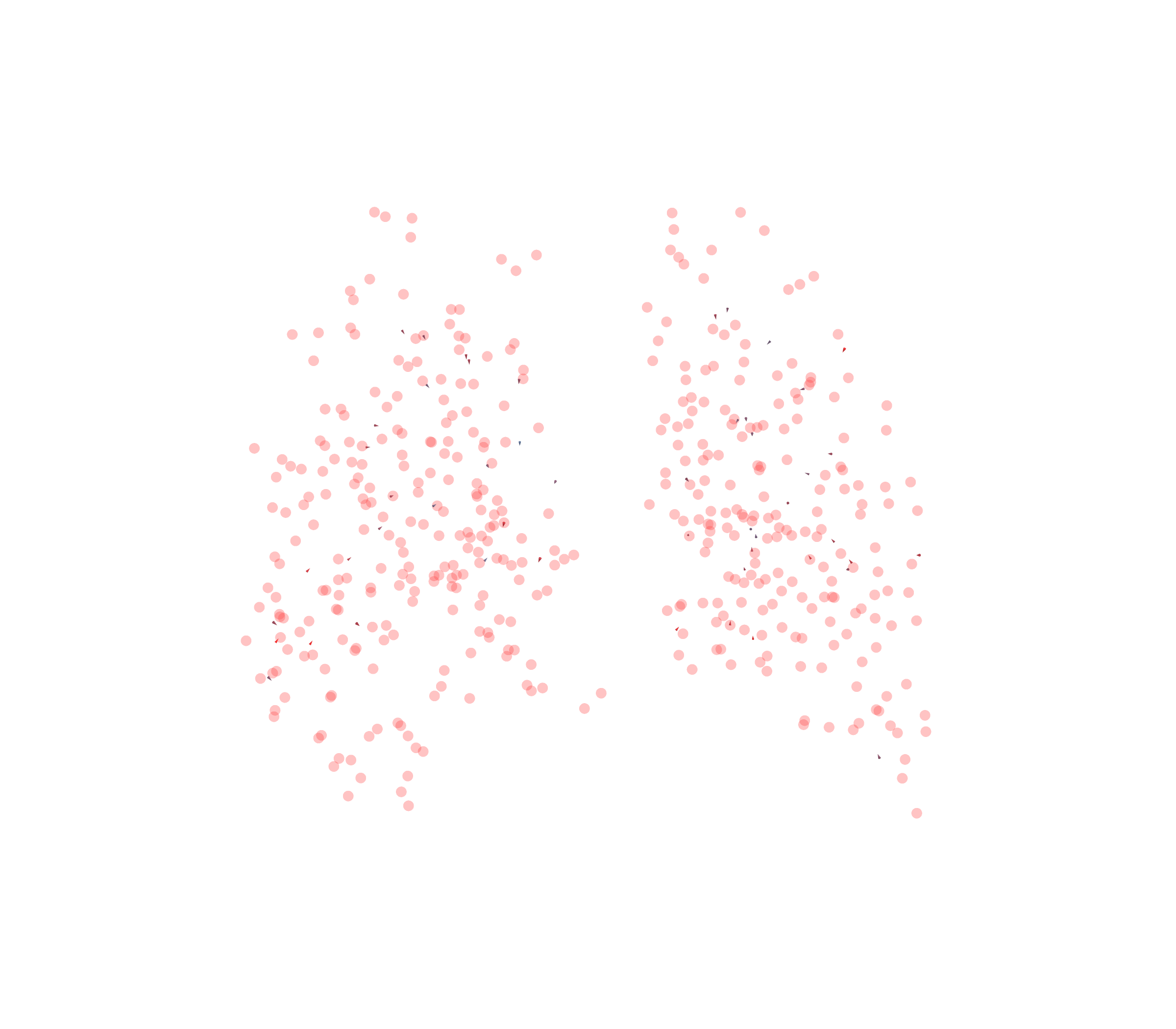Displacement Vectors - Back View