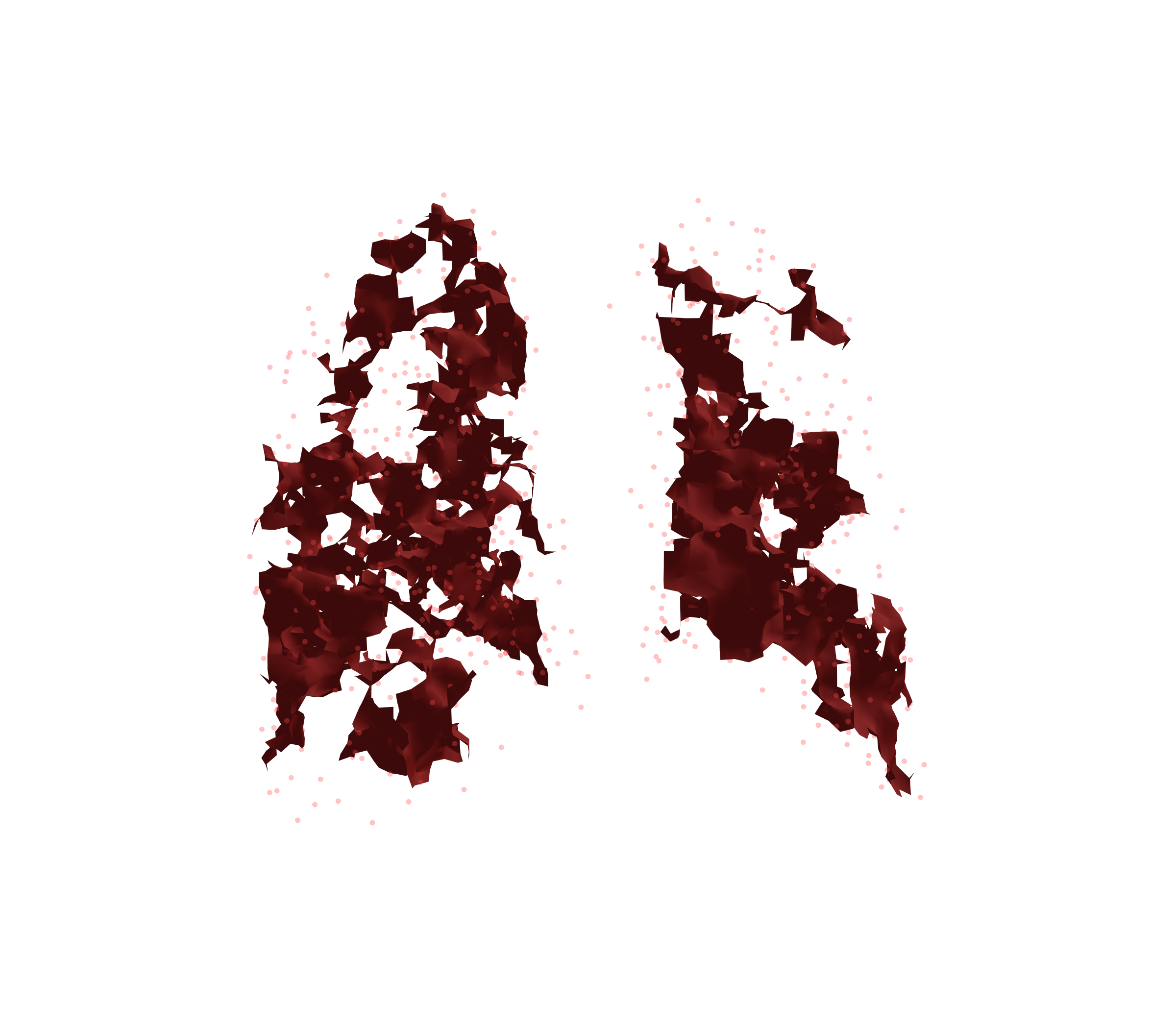 Combined Visualization (Expiration) - Back View