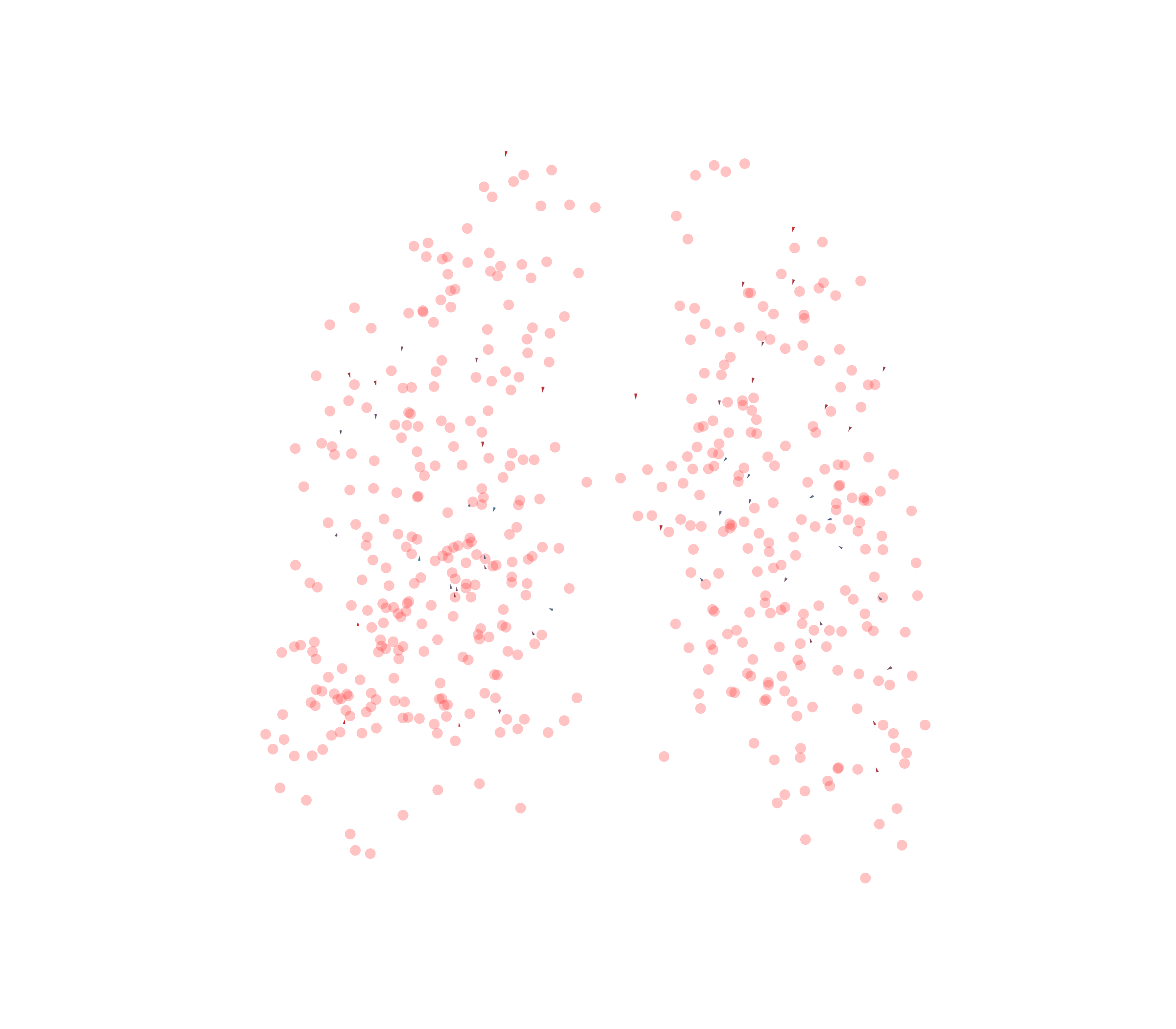 Displacement Vectors - Back View
