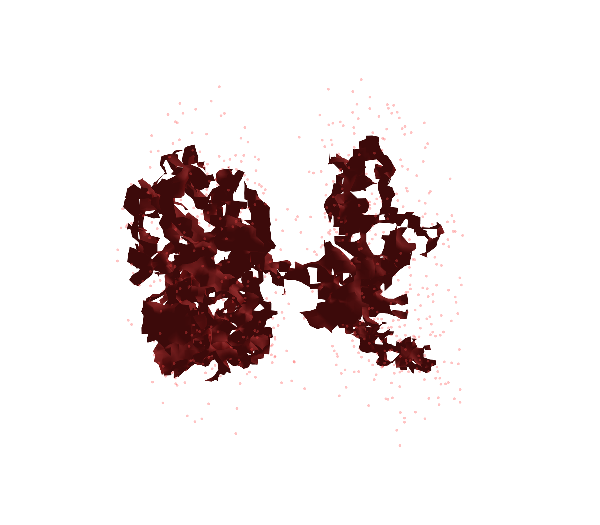 Combined Visualization (Expiration) - Back View