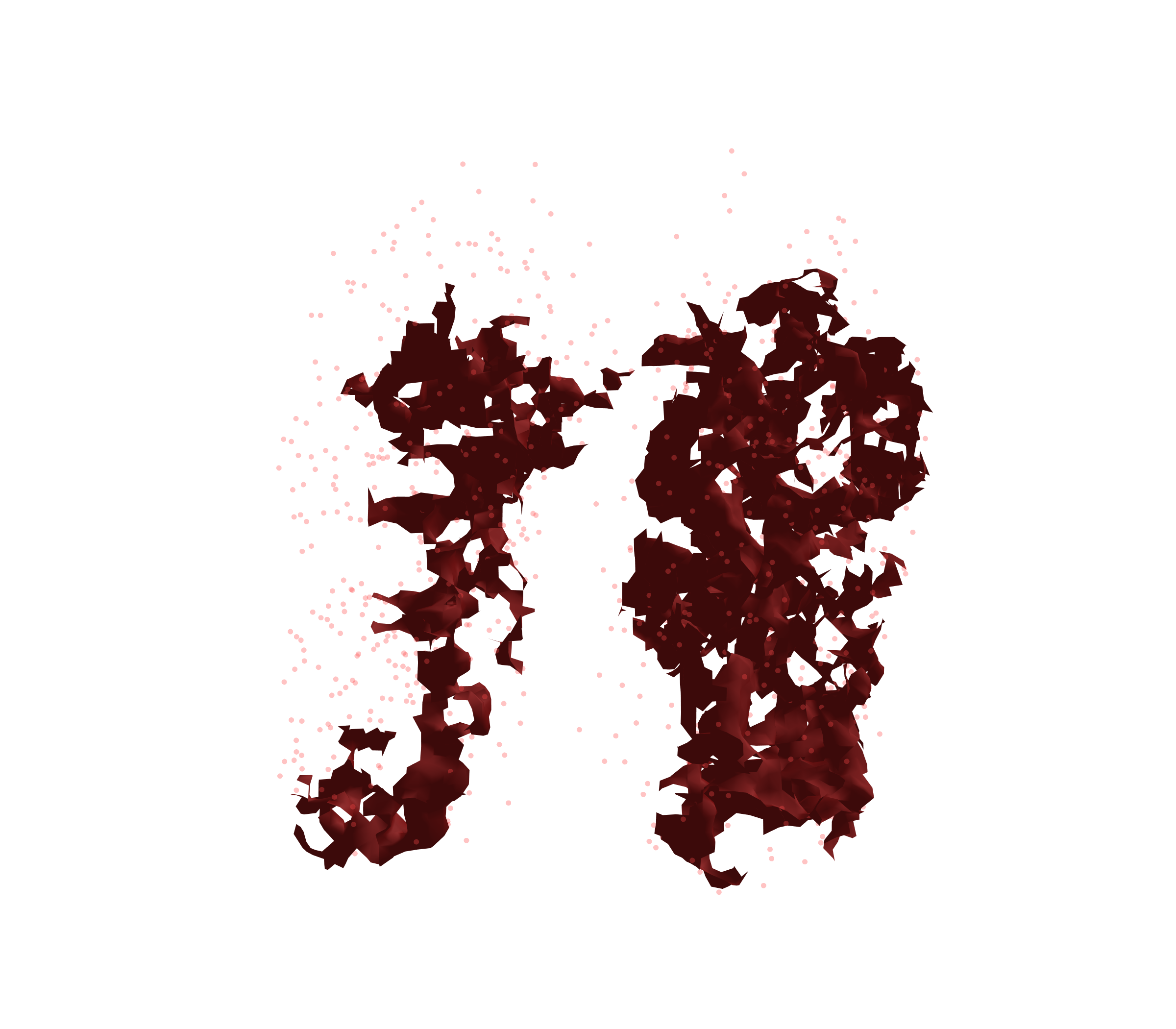 Combined Visualization (Expiration) - Front View