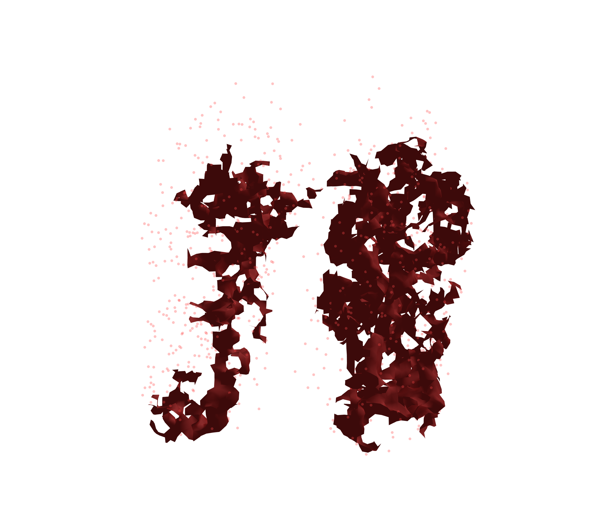 Combined Visualization (Expiration) - Front View