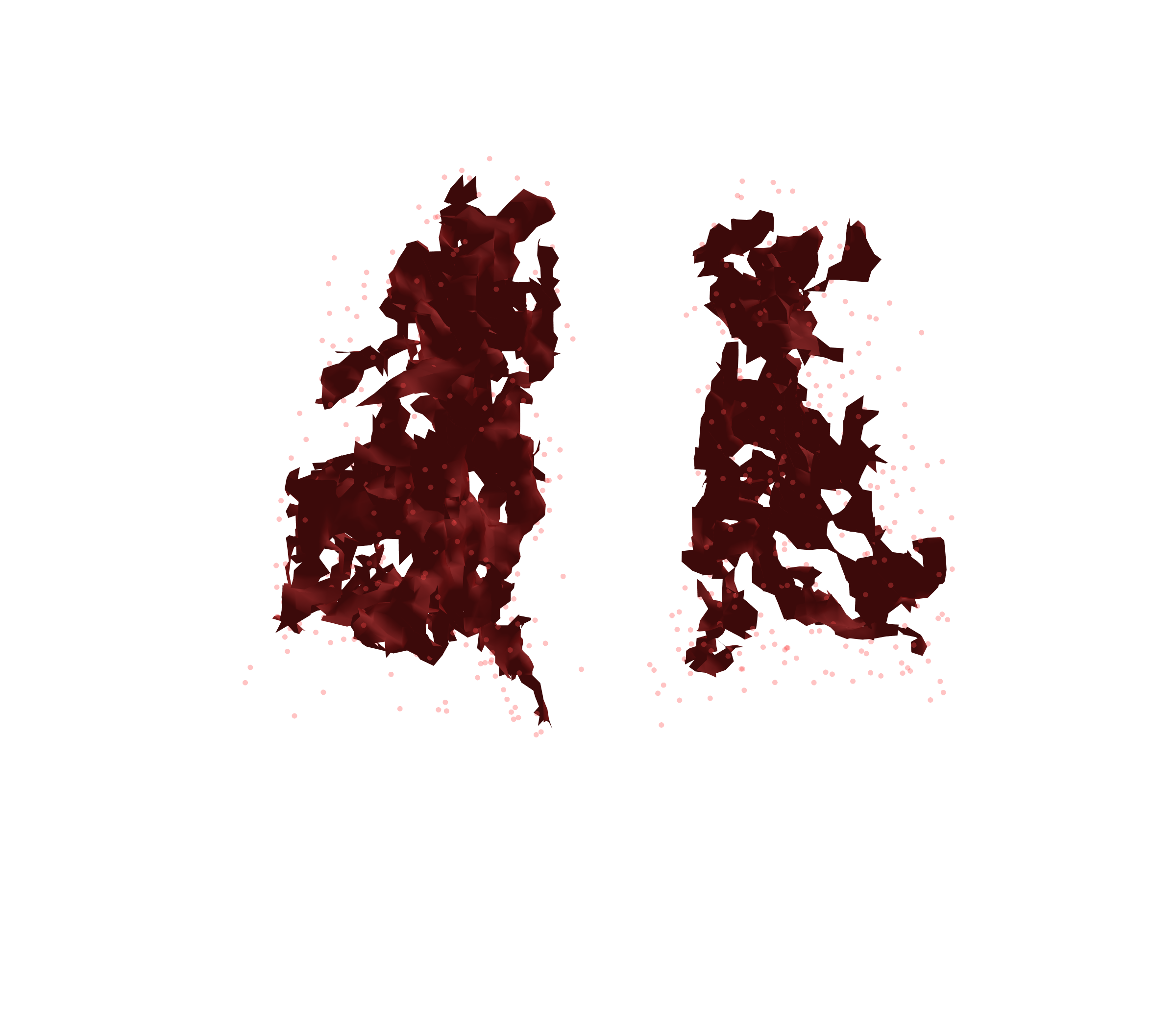 Combined Visualization (Expiration) - Back View