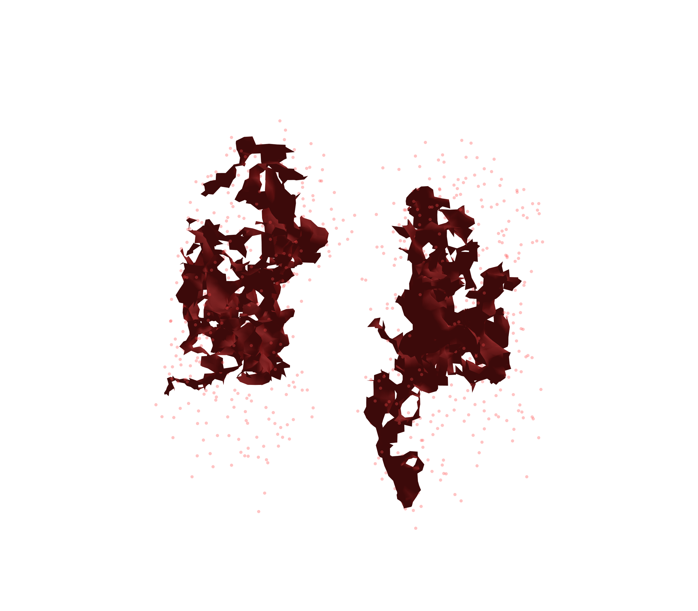 Combined Visualization (Expiration) - Front View