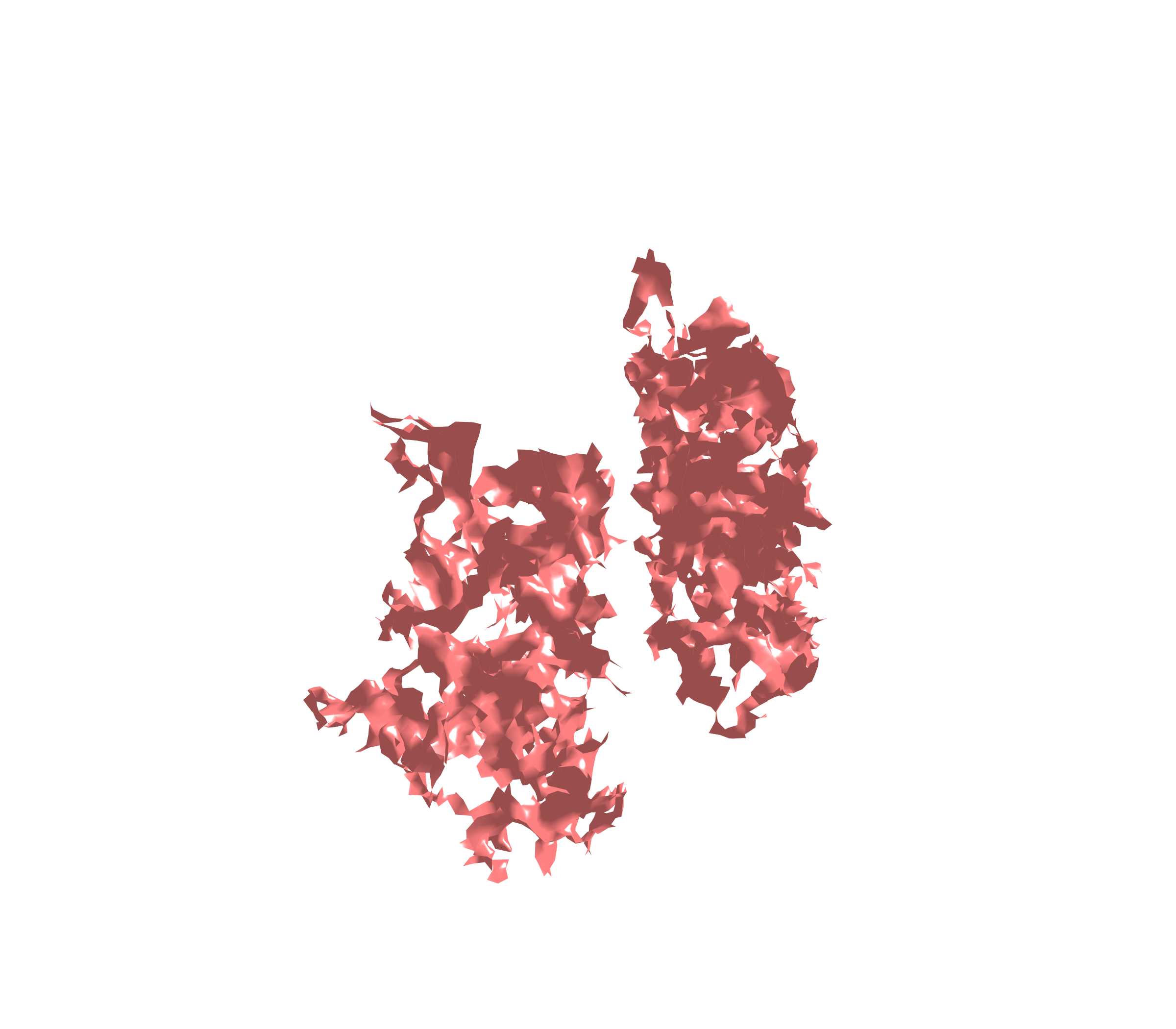 Surface (Expiration) - Diagonal View