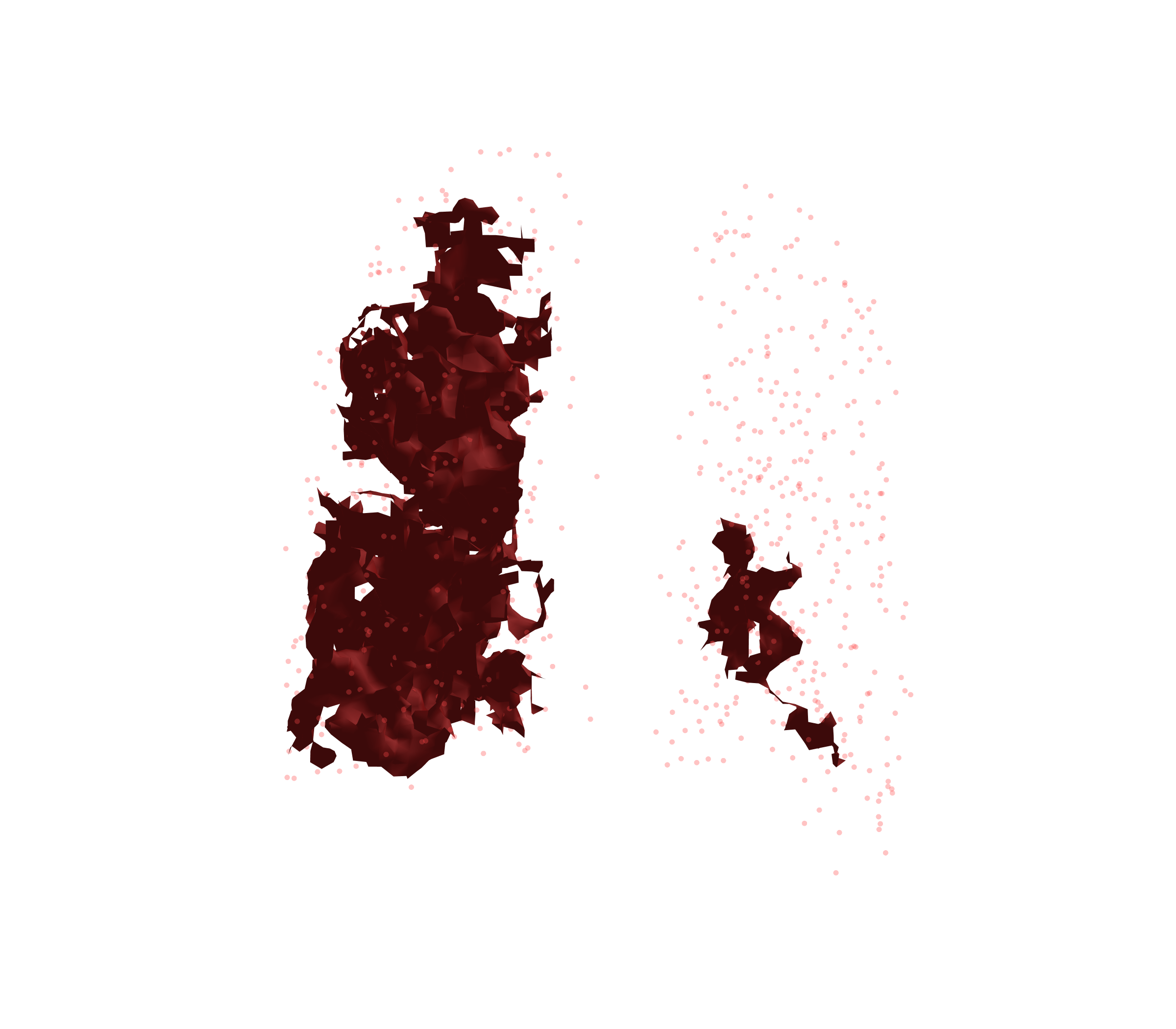 Combined Visualization (Expiration) - Back View