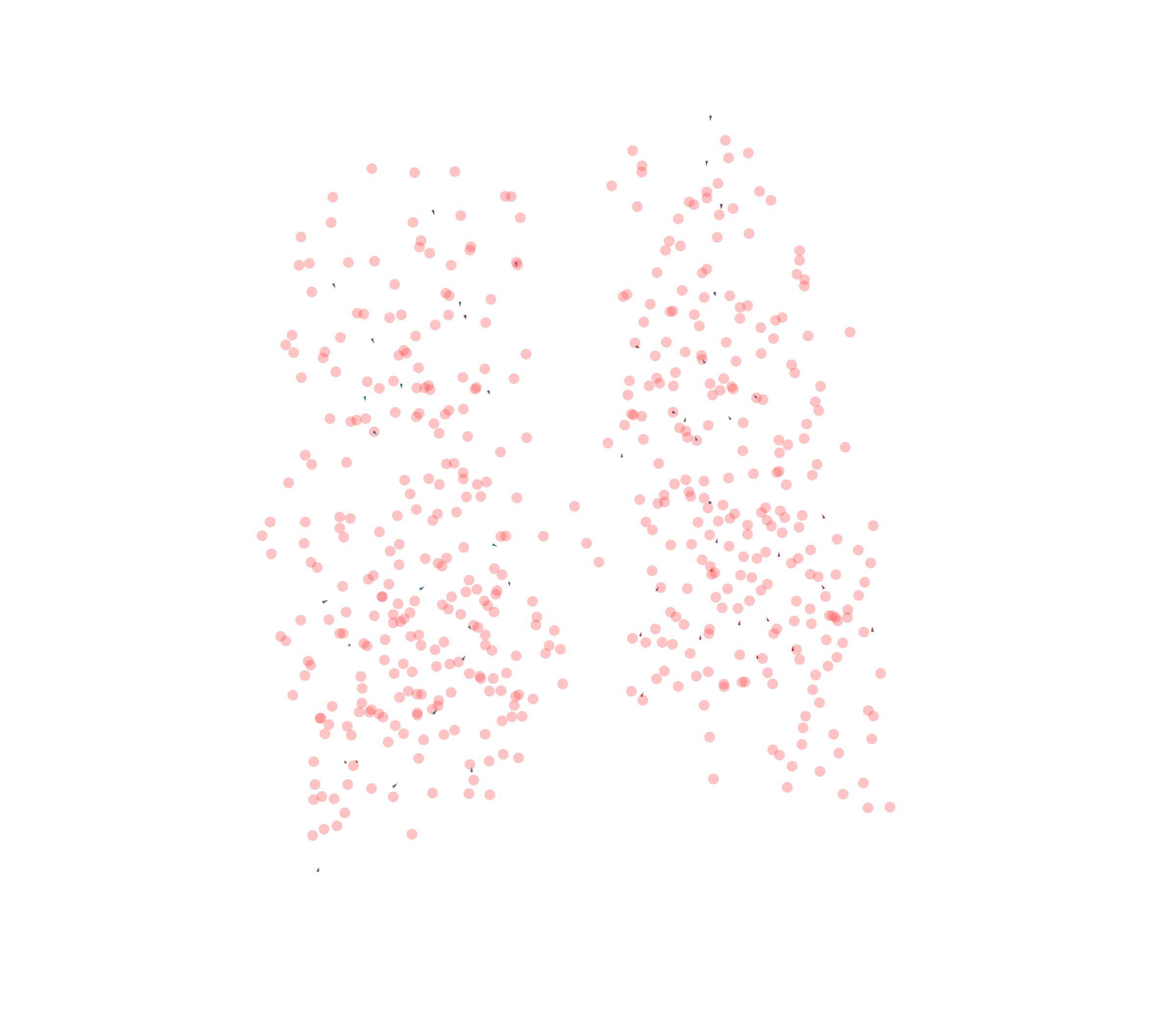 Displacement Vectors - Back View