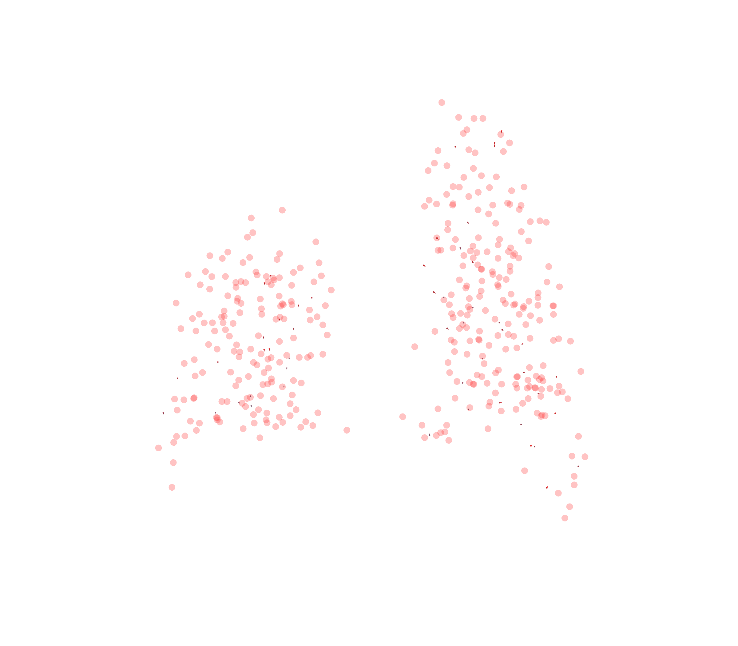 Displacement Vectors - Back View