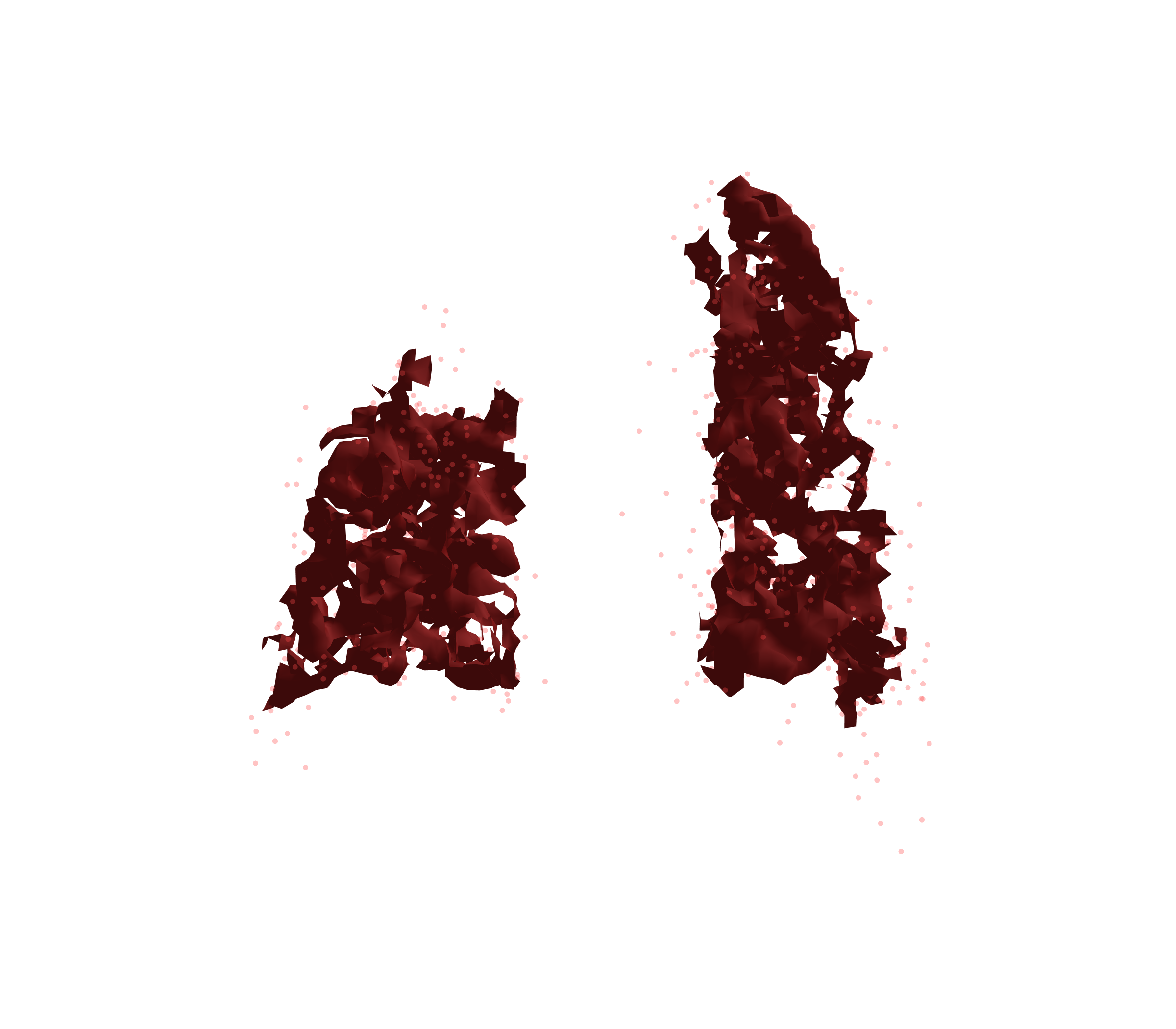 Combined Visualization (Expiration) - Back View