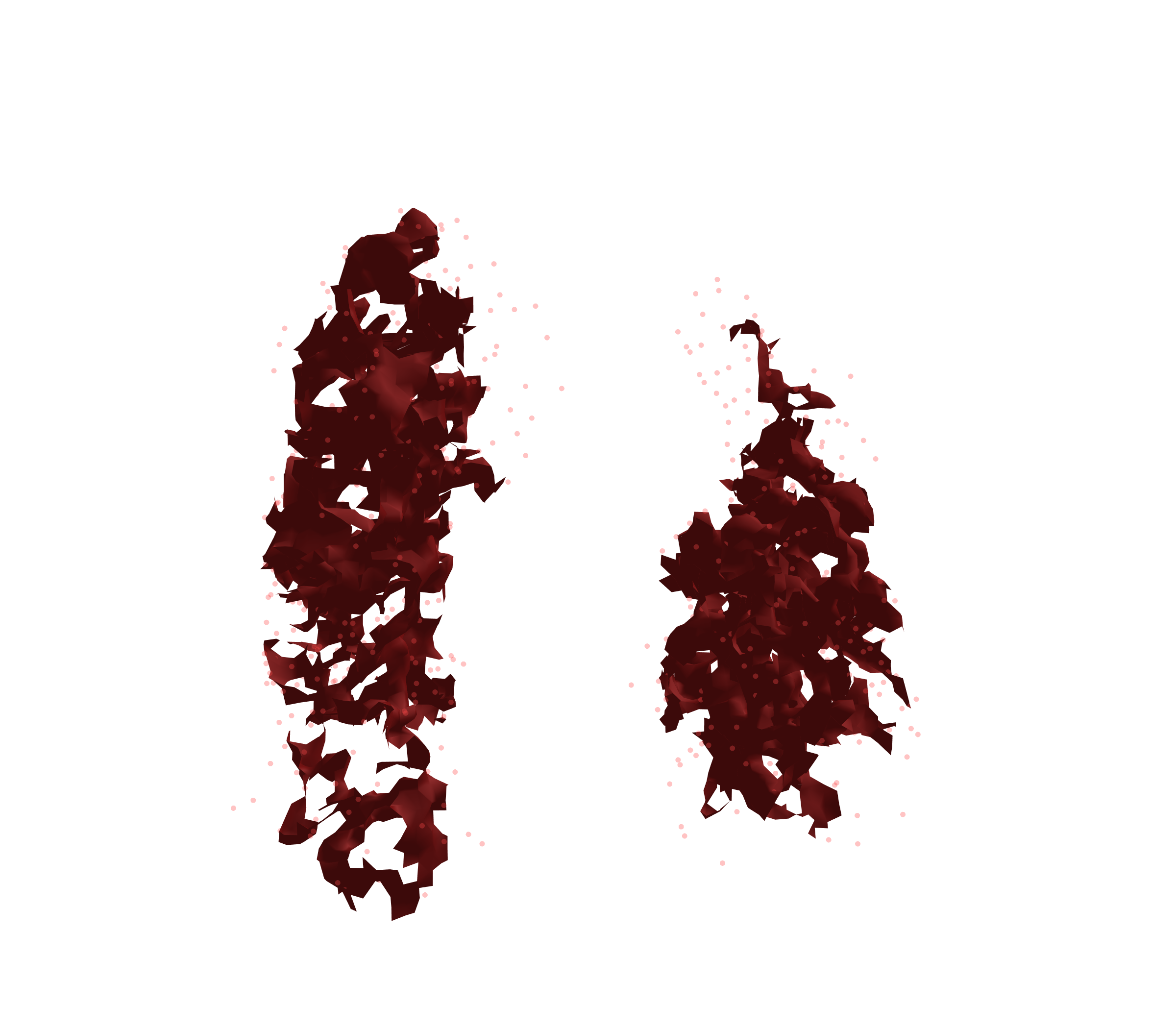 Combined Visualization (Expiration) - Front View