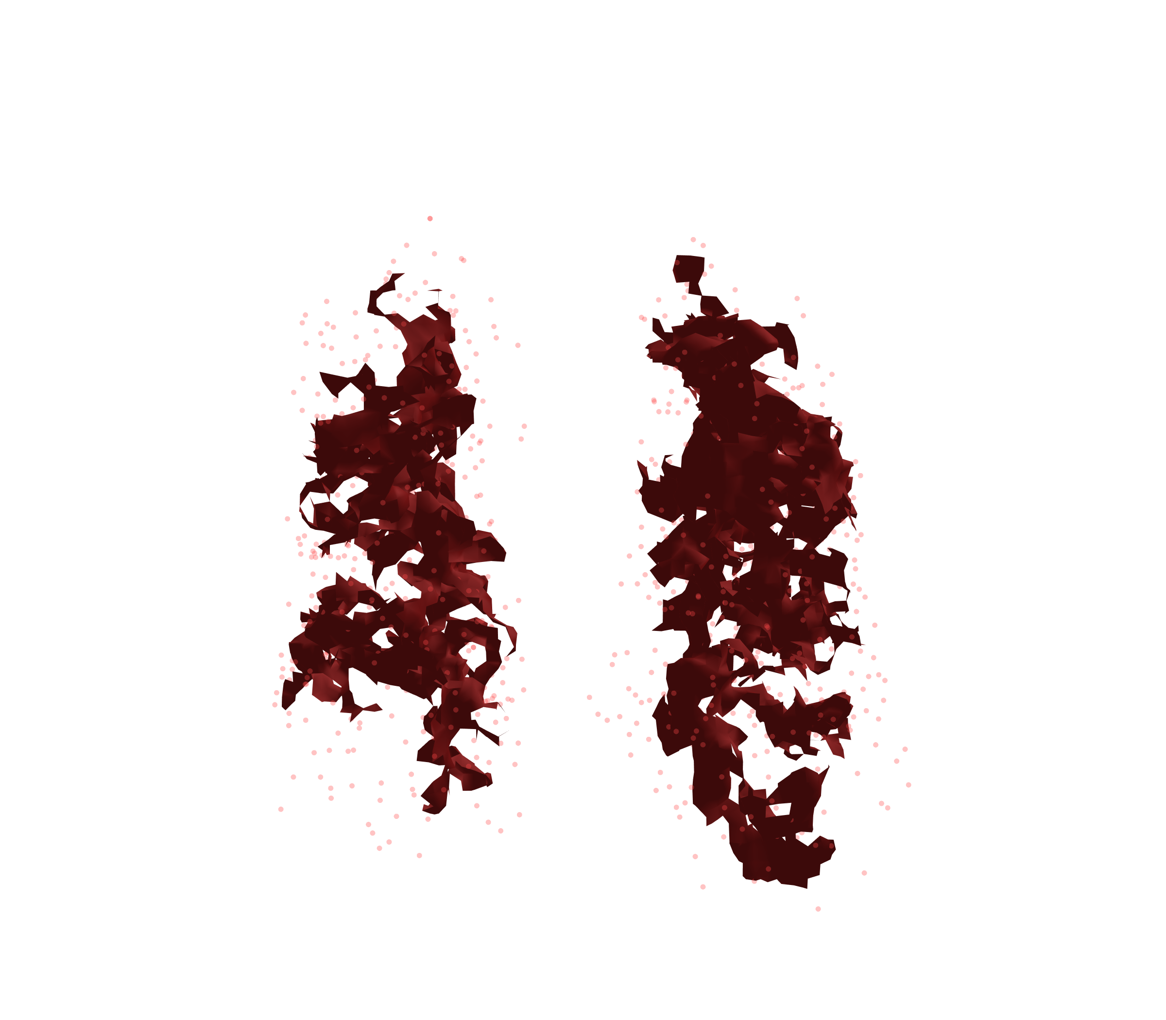 Combined Visualization (Expiration) - Front View