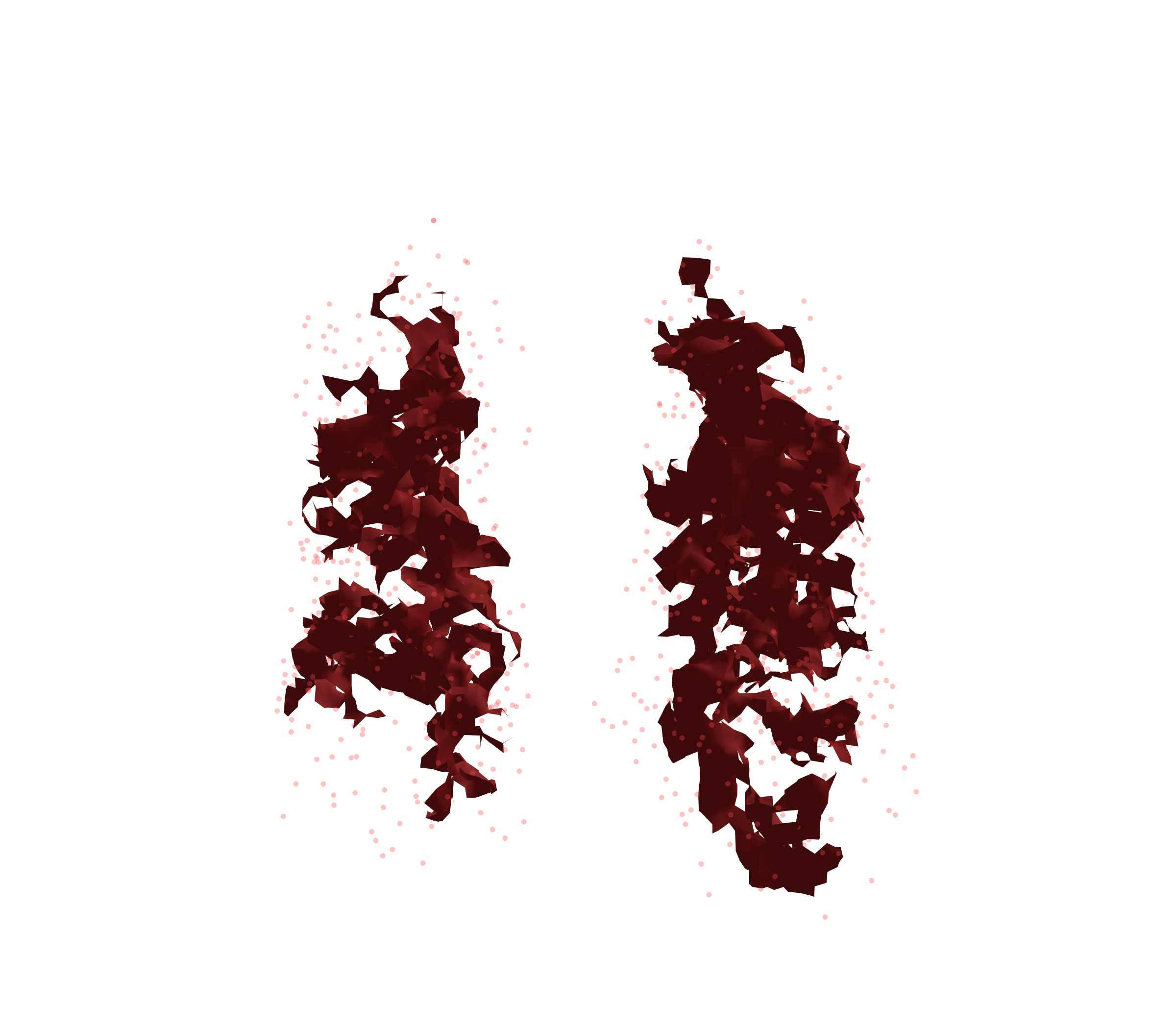 Combined Visualization (Expiration) - Front View