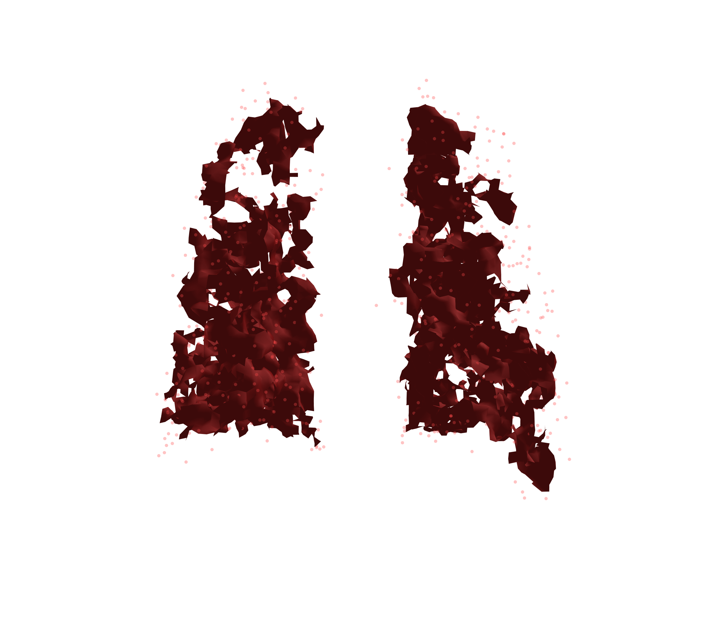 Combined Visualization (Expiration) - Back View