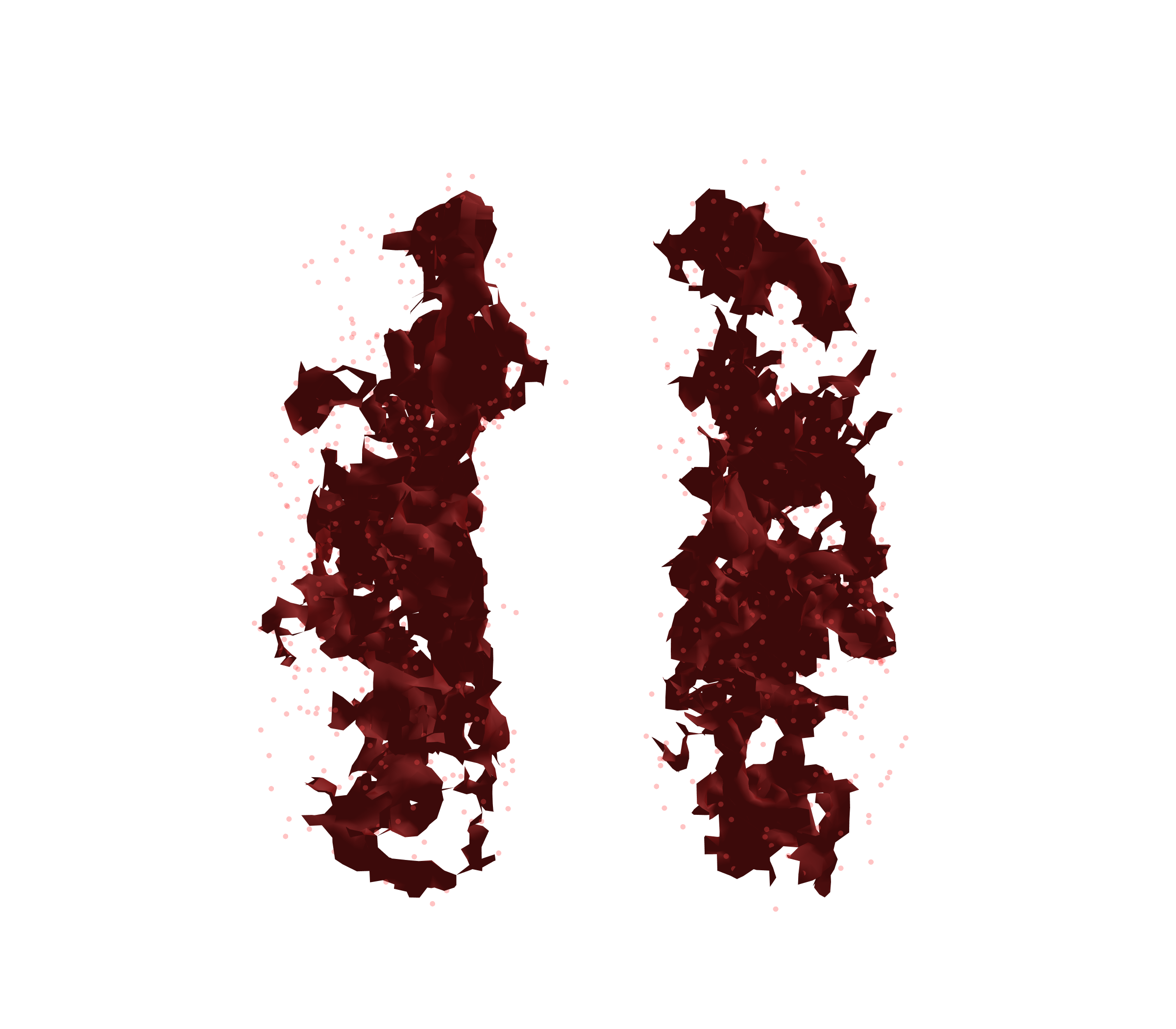 Combined Visualization (Expiration) - Front View