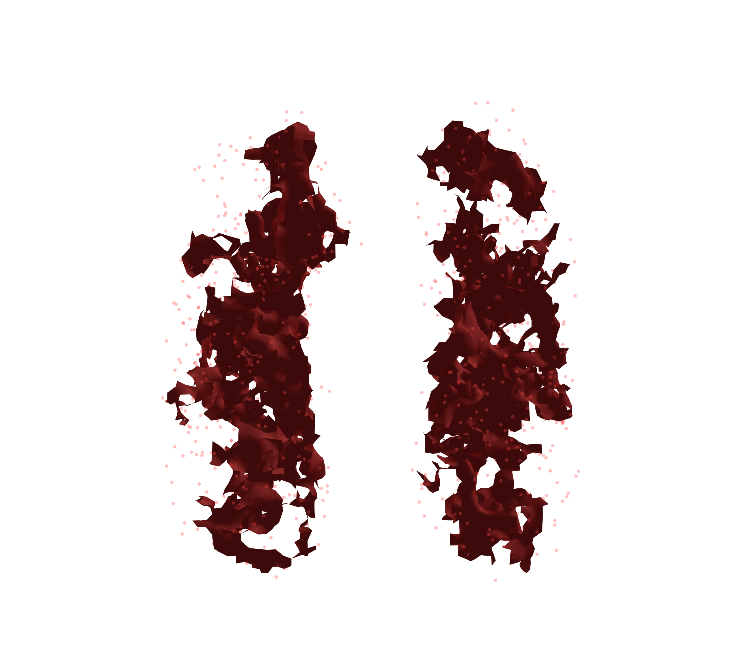 Combined Visualization (Expiration) - Front View