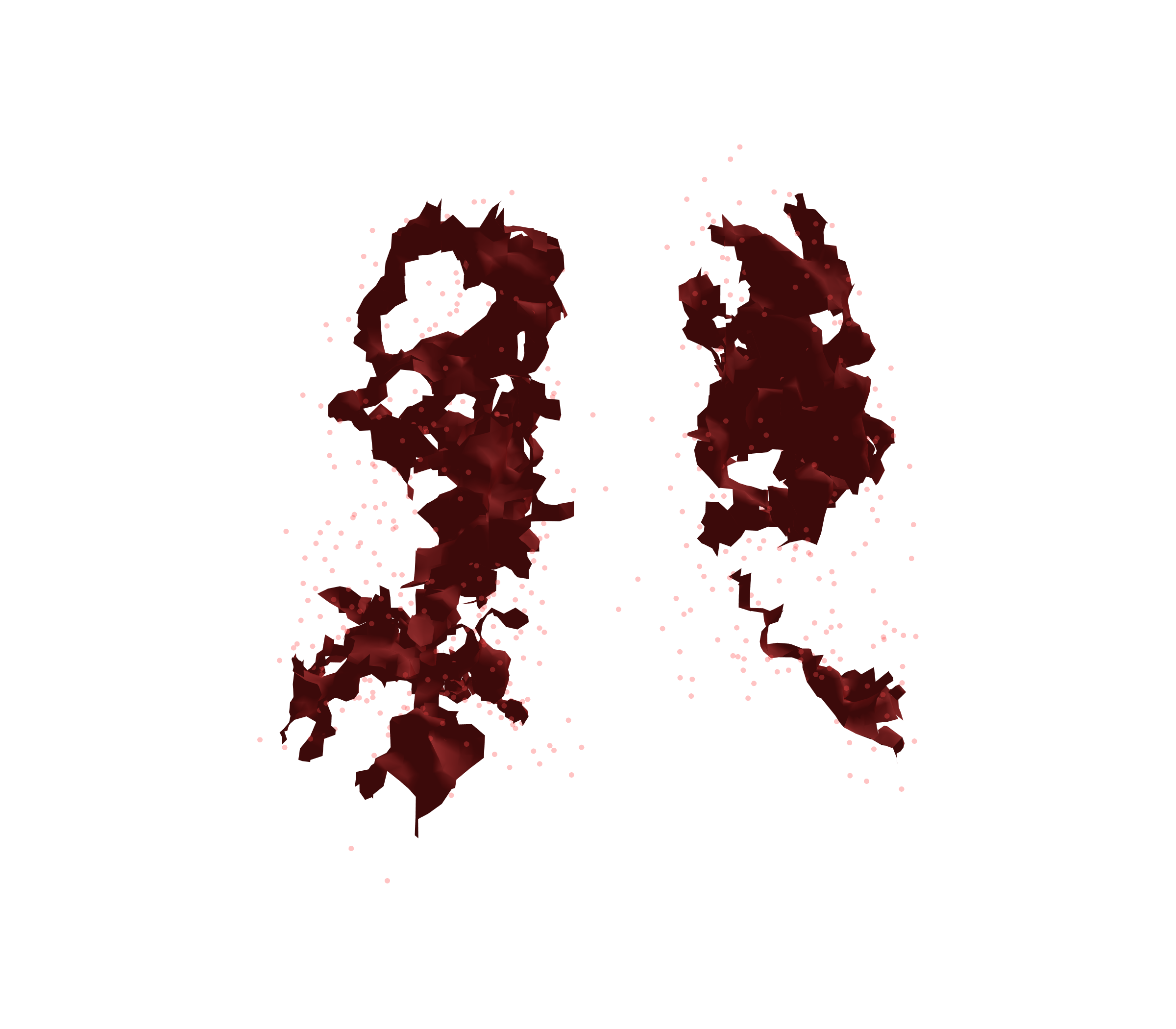 Combined Visualization (Expiration) - Back View