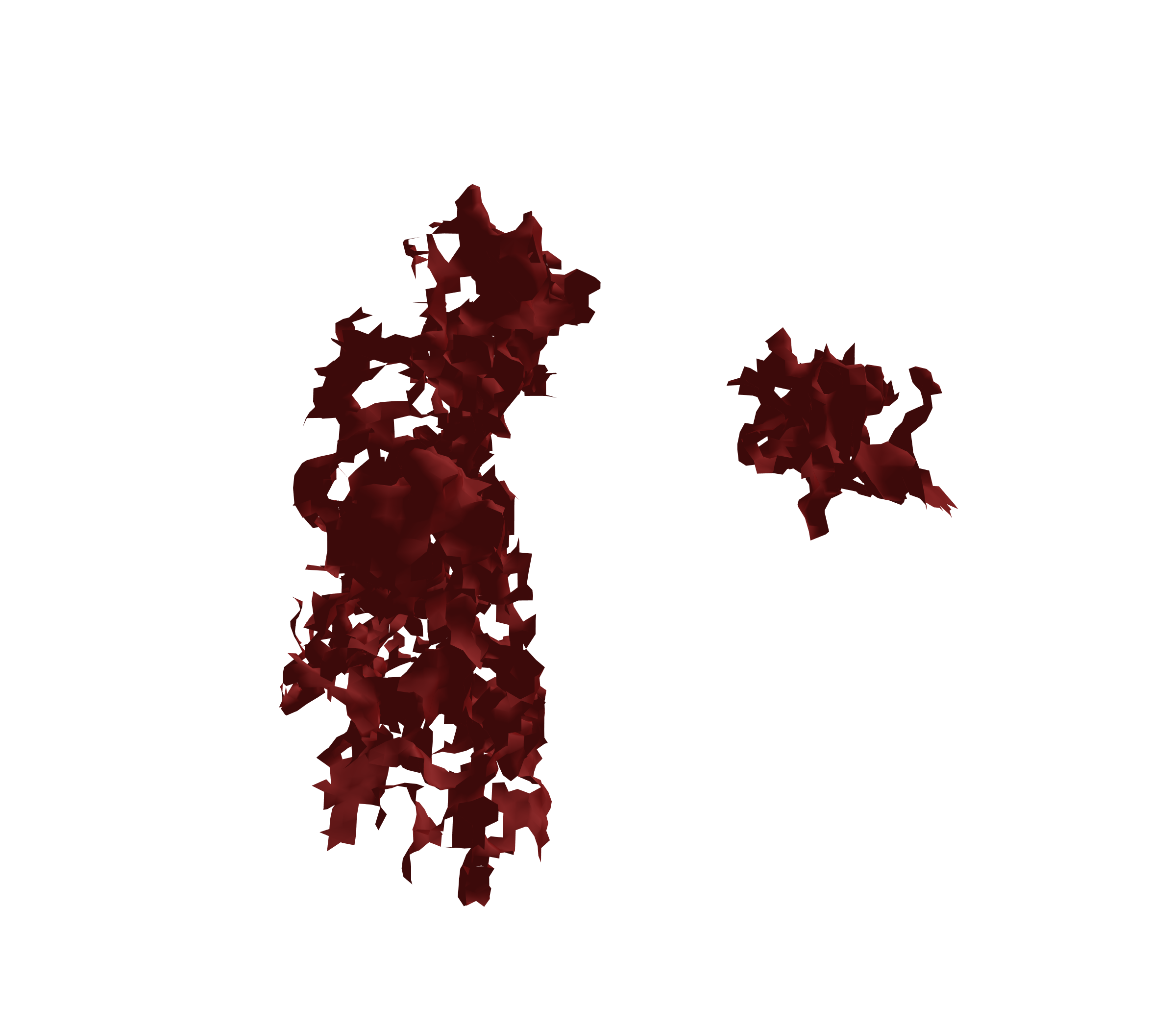 Surface Mesh (Expiration) - Front View