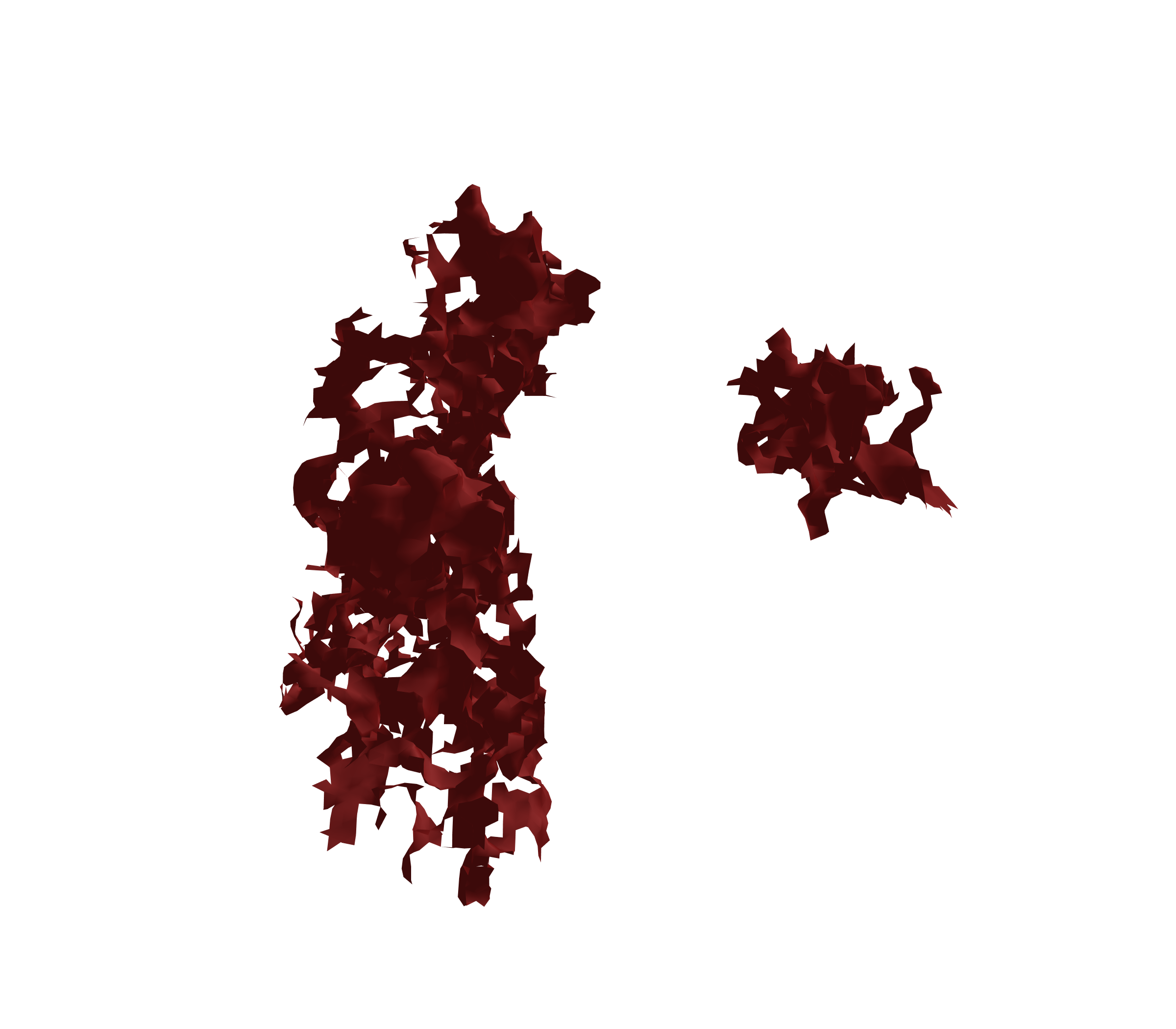 Surface Mesh (Expiration) - Front View