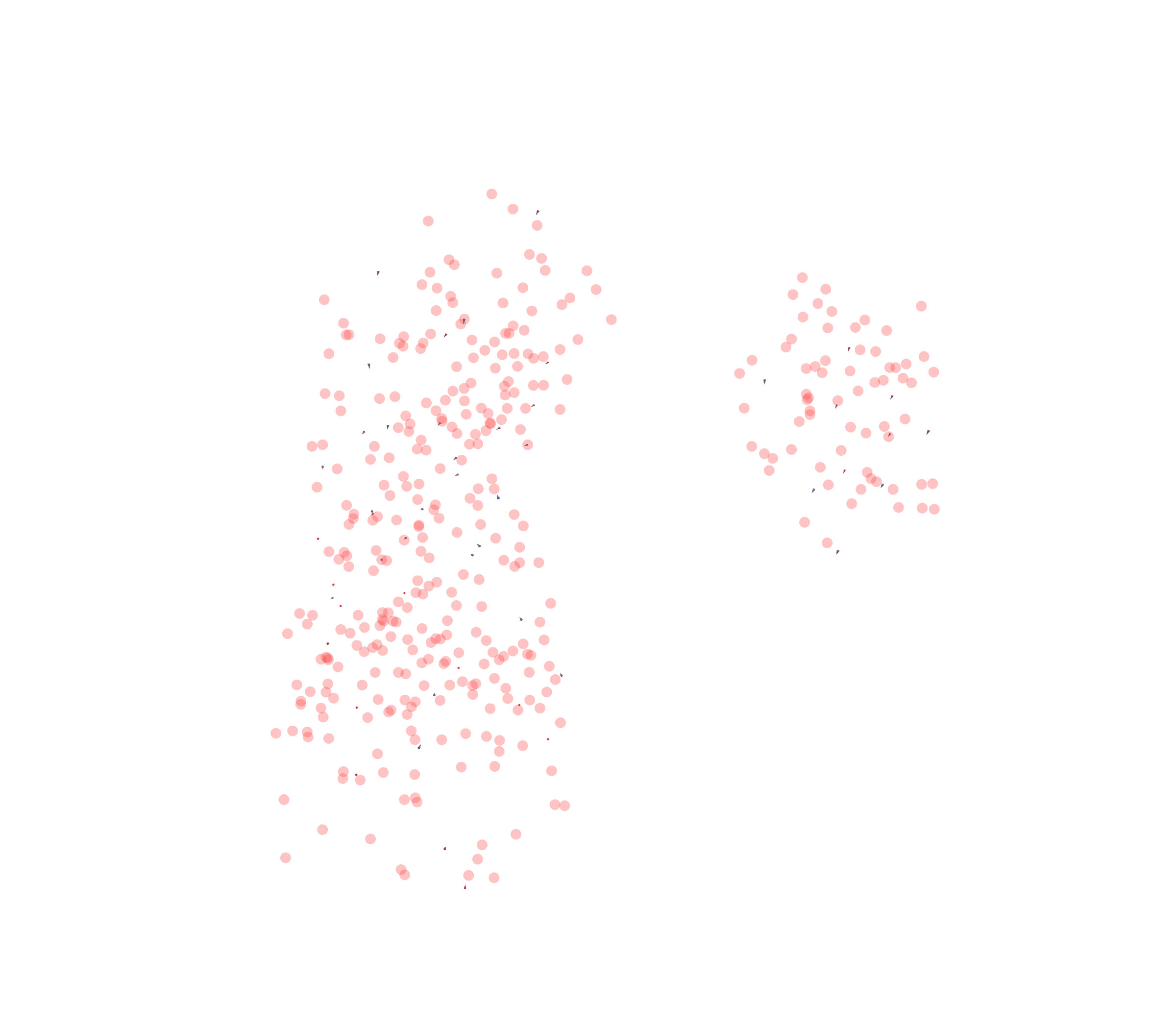 Displacement Vectors - Front View