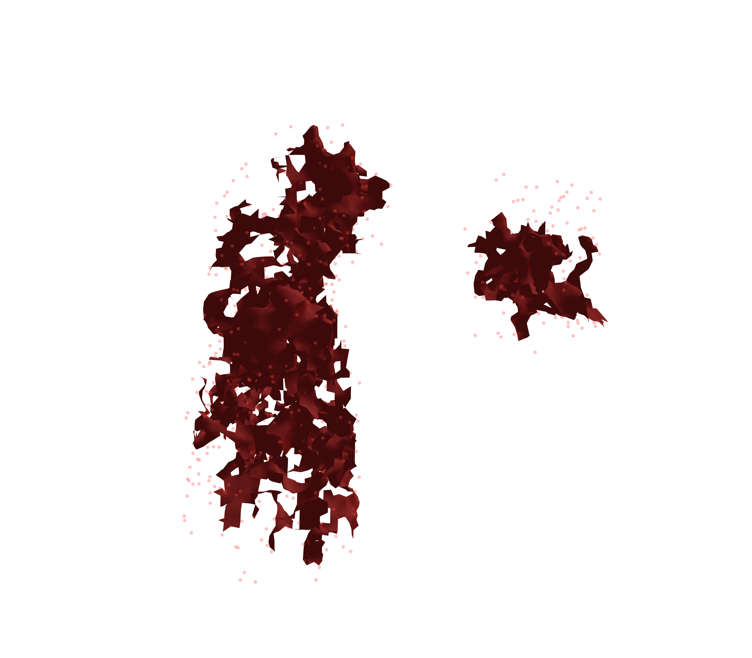 Combined Visualization (Expiration) - Front View