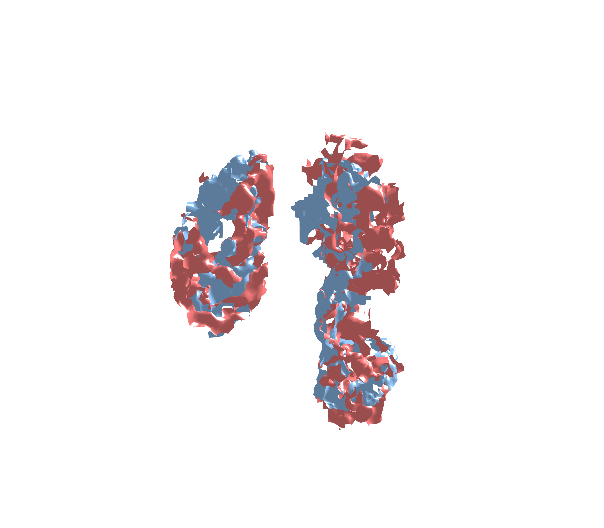 Combined Visualization - Front View