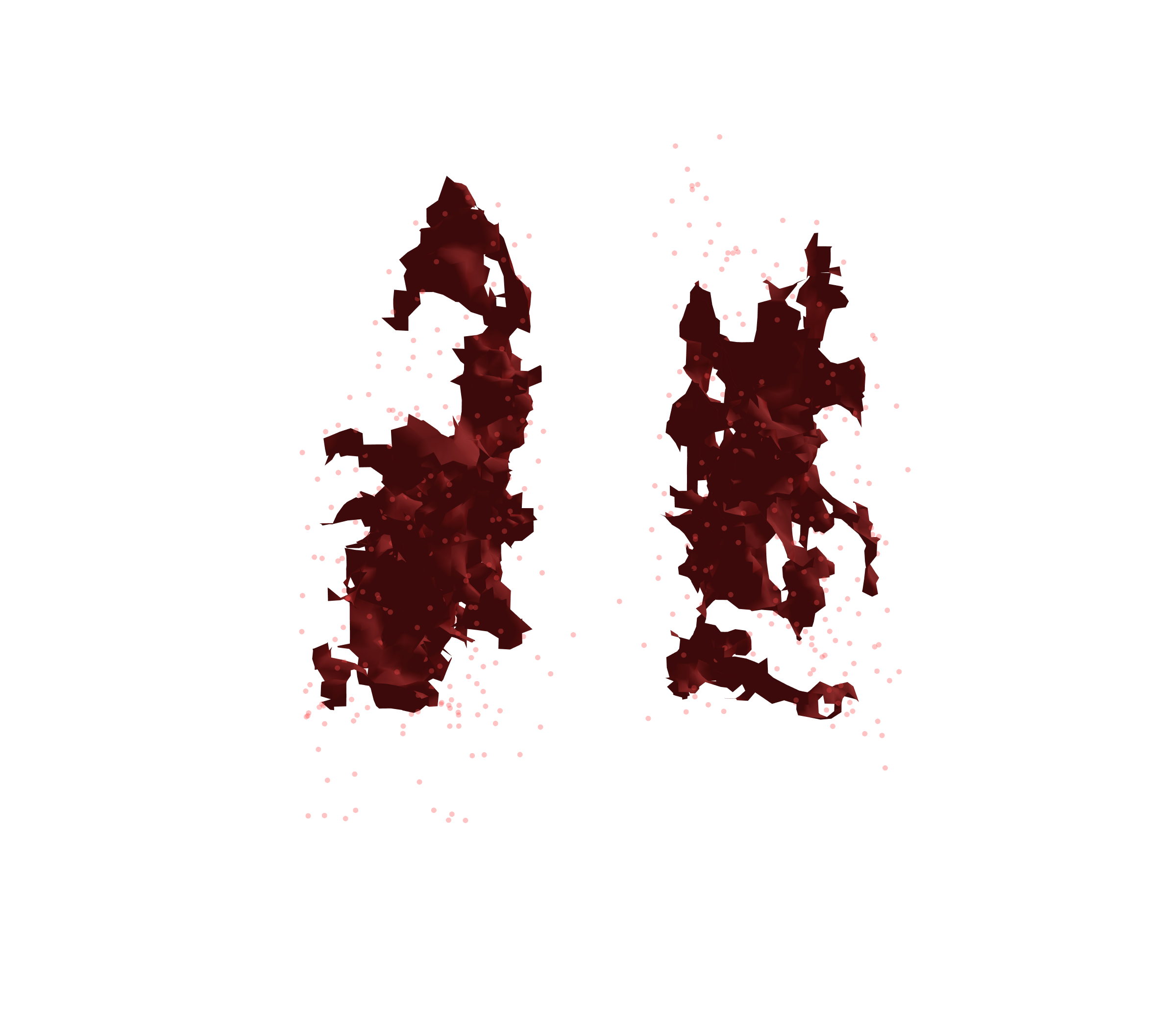 Combined Visualization (Expiration) - Back View