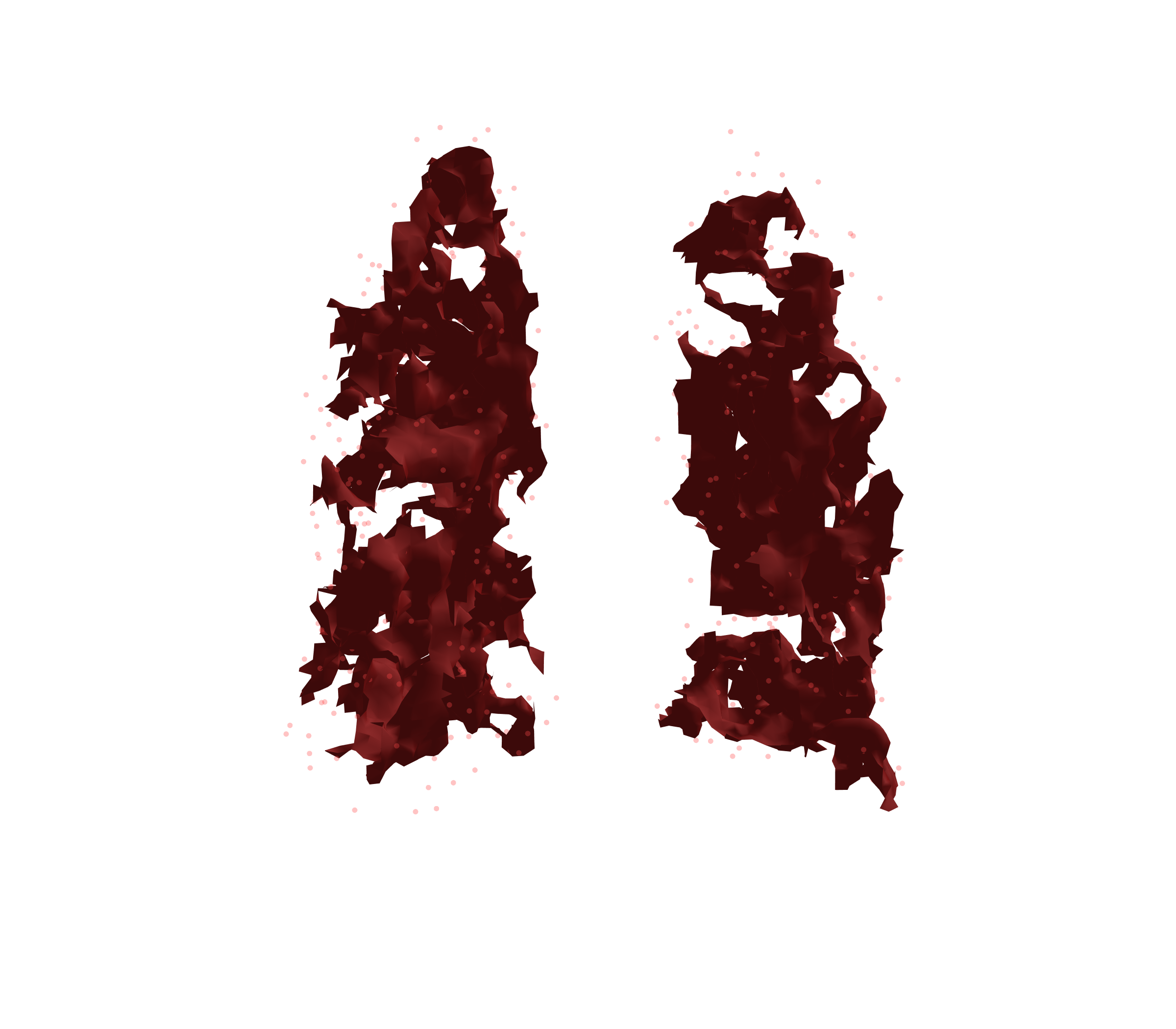 Combined Visualization (Expiration) - Back View