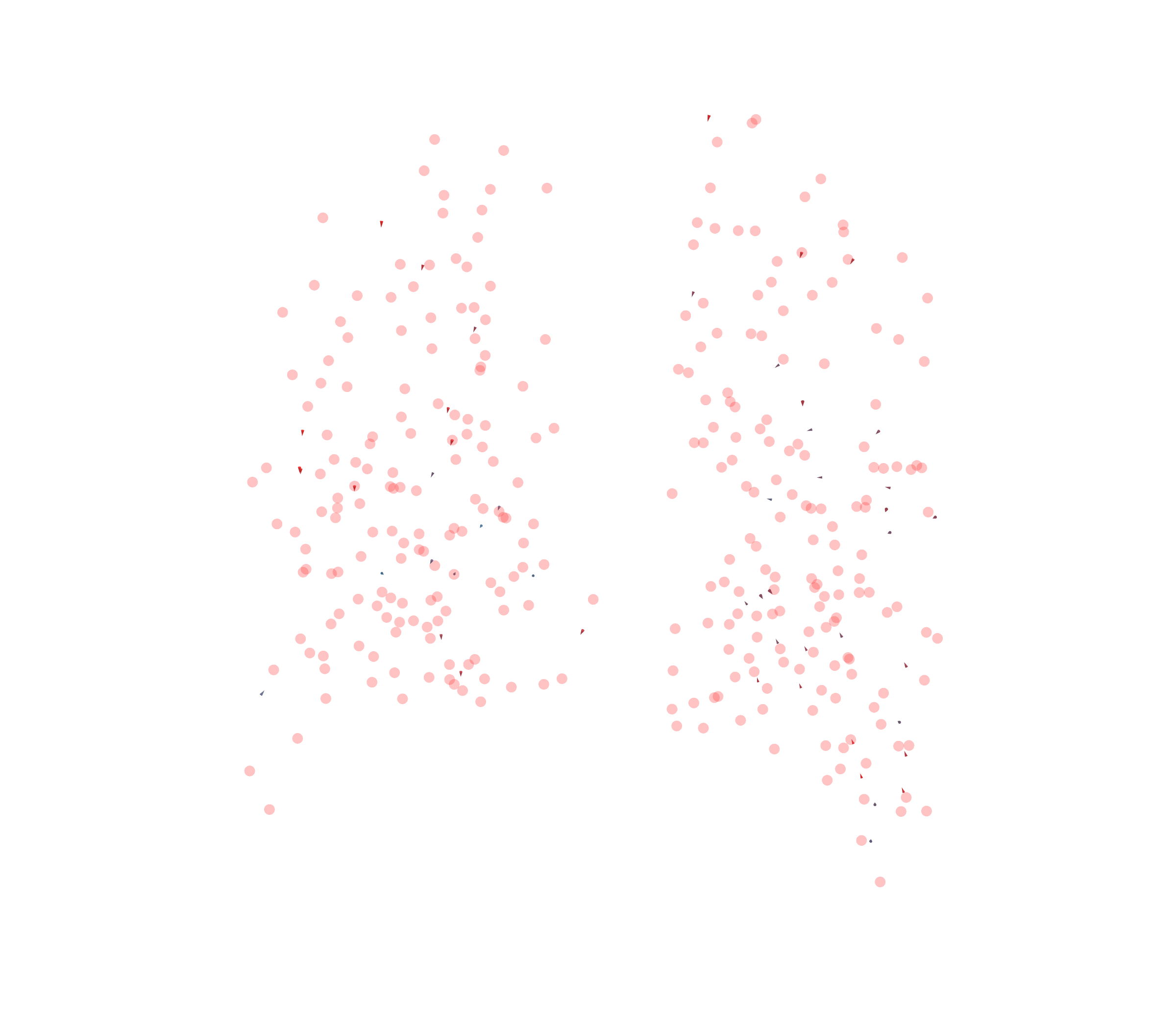 Displacement Vectors - Back View
