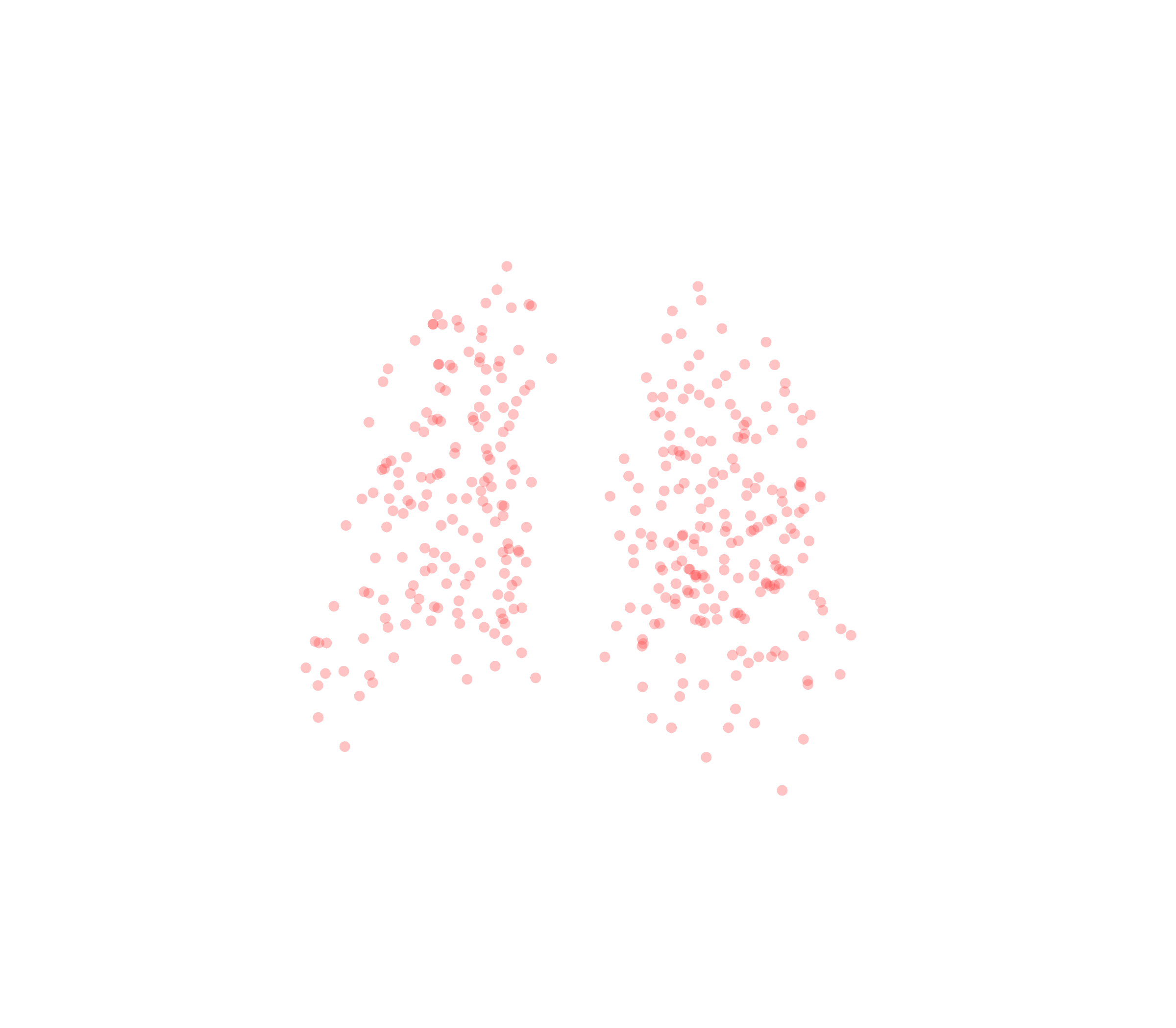 Displacement Vectors (Expiration) - Back View