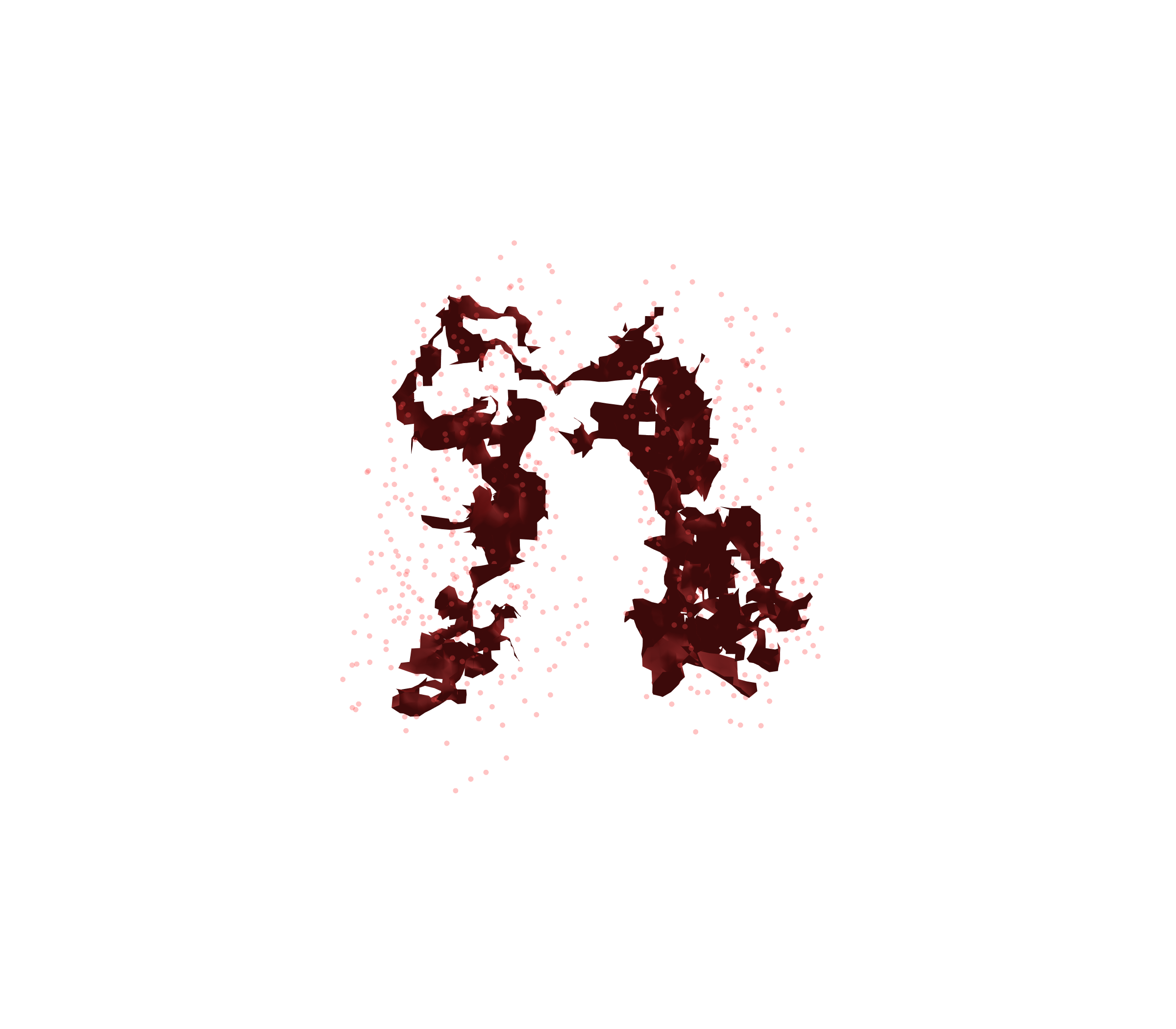 Combined Visualization (Expiration) - Front View