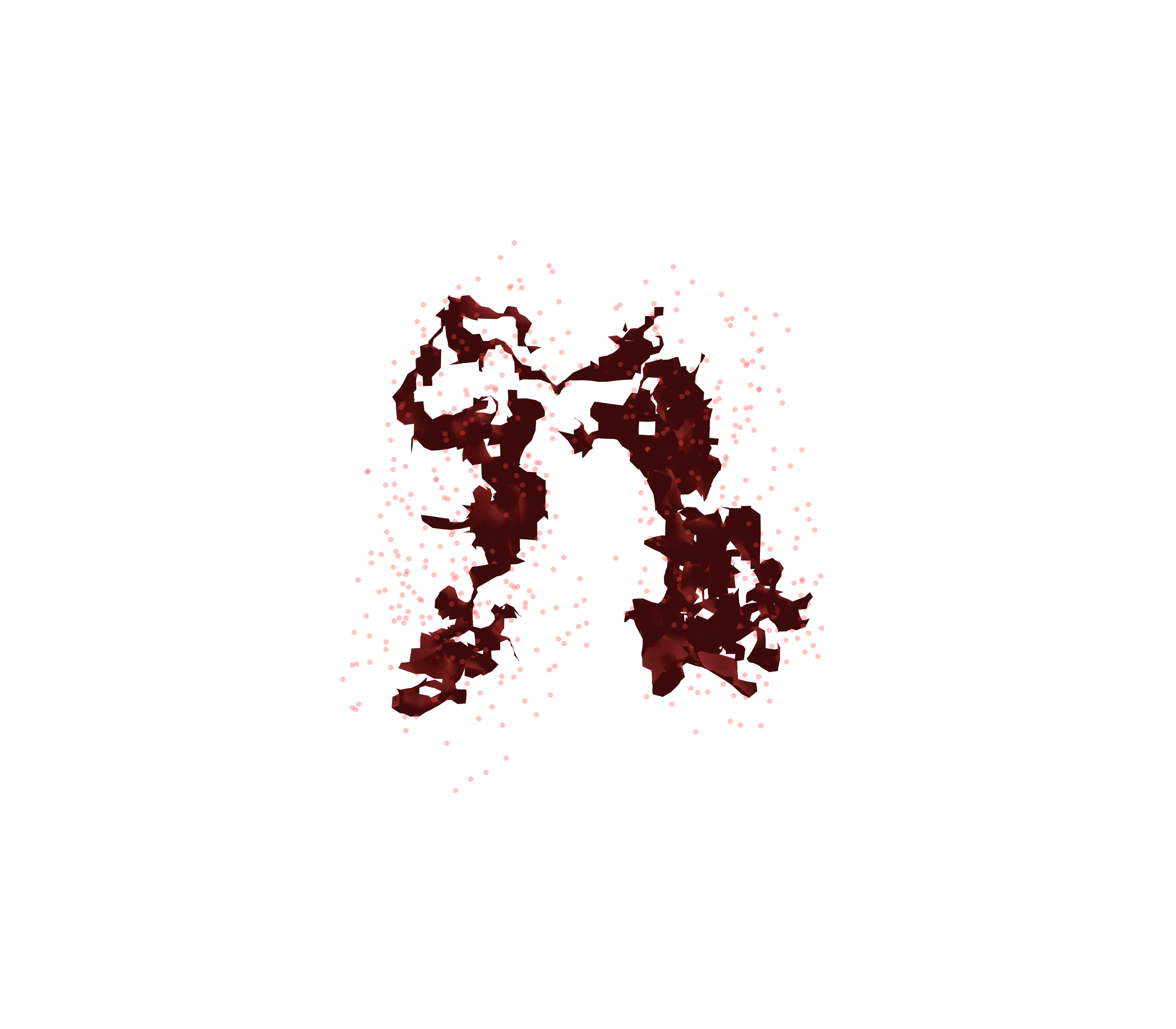 Combined Visualization (Expiration) - Front View