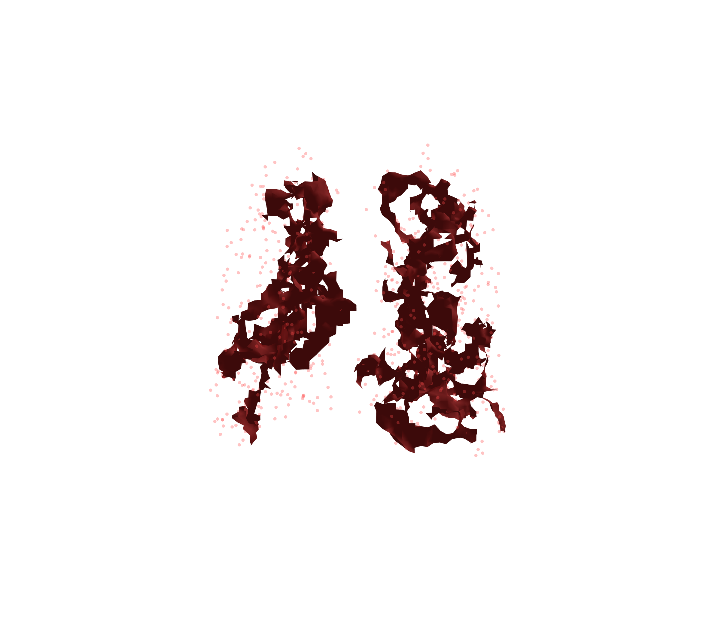 Combined Visualization (Expiration) - Back View