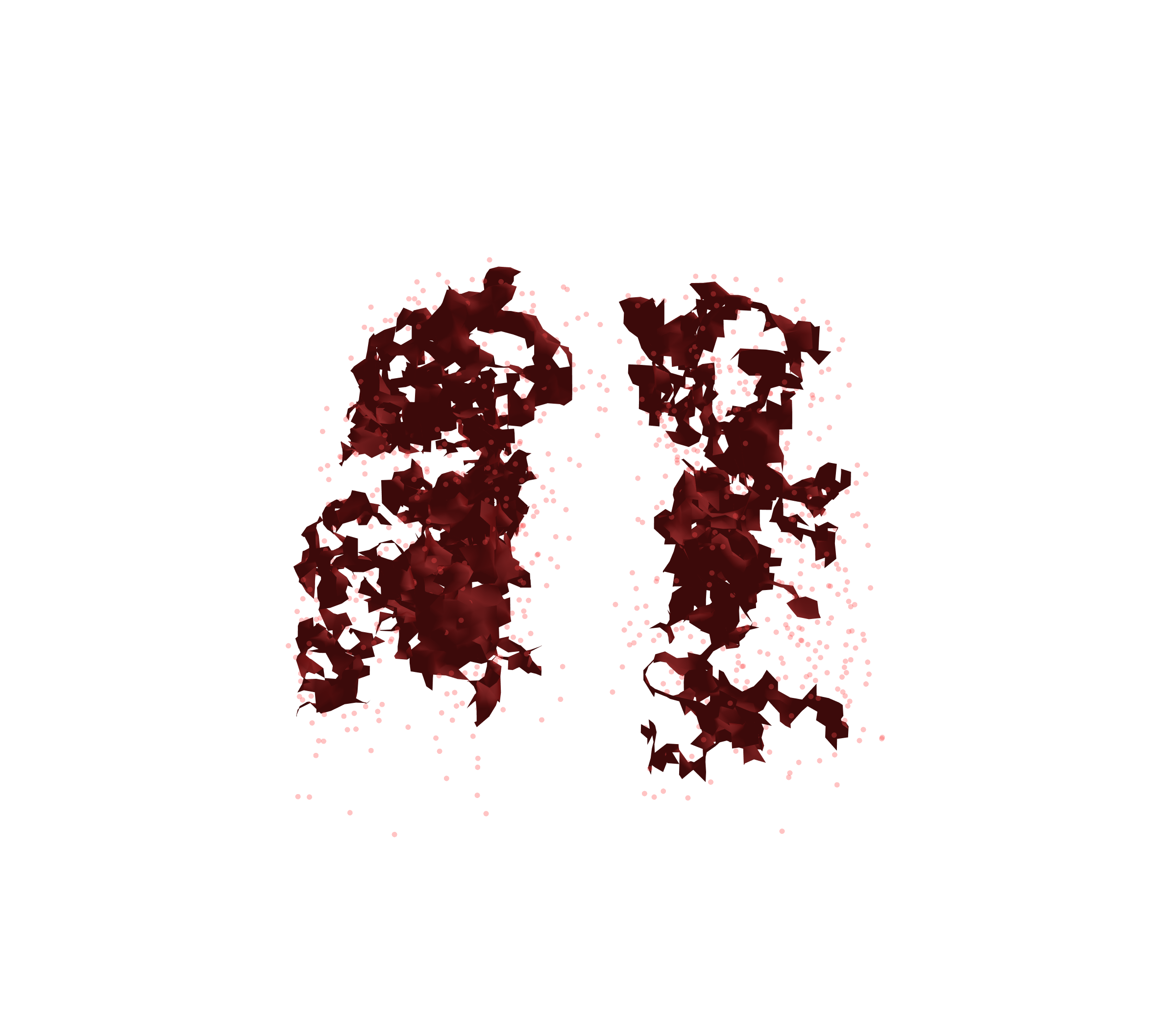 Combined Visualization (Expiration) - Front View