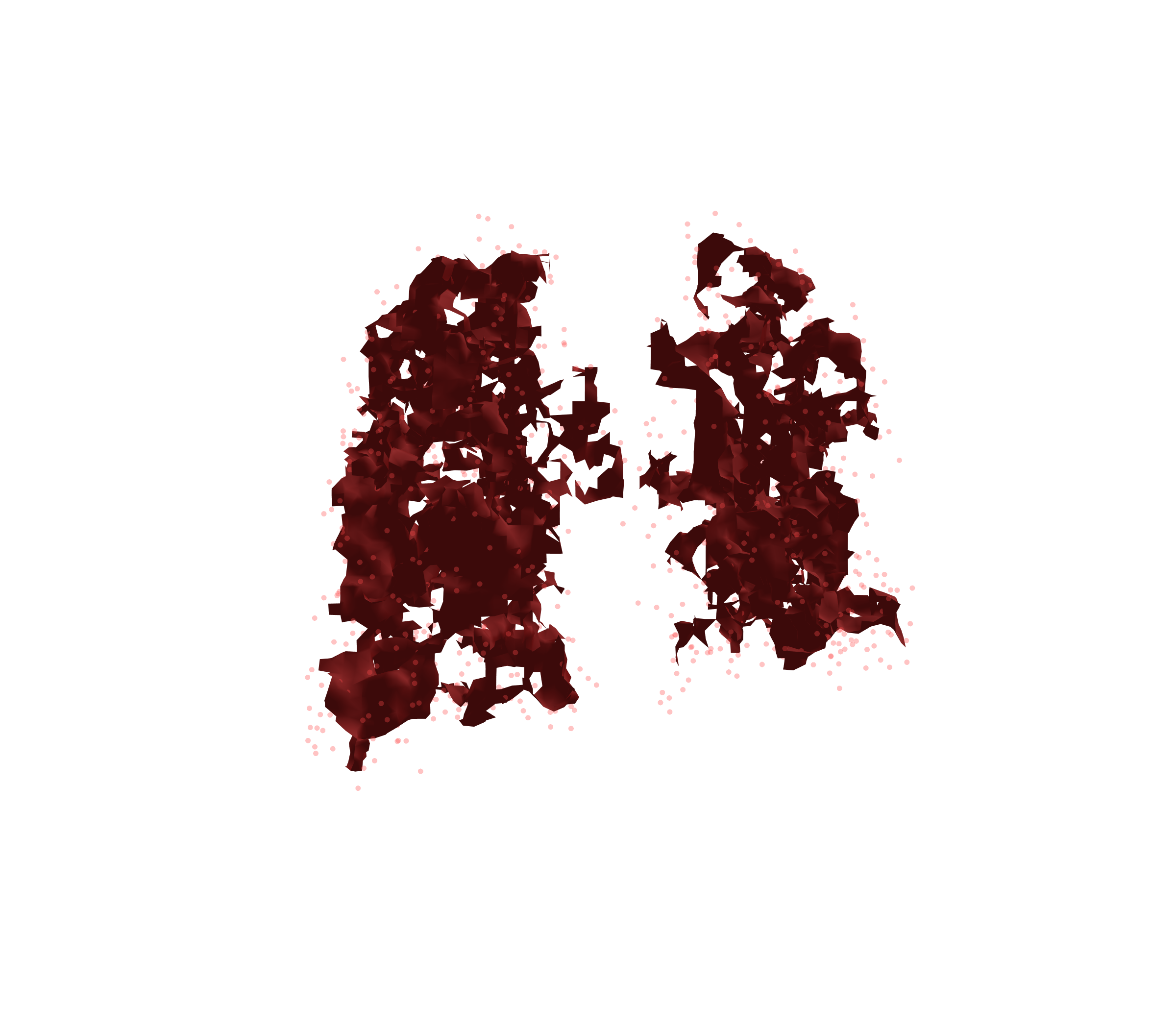 Combined Visualization (Expiration) - Back View